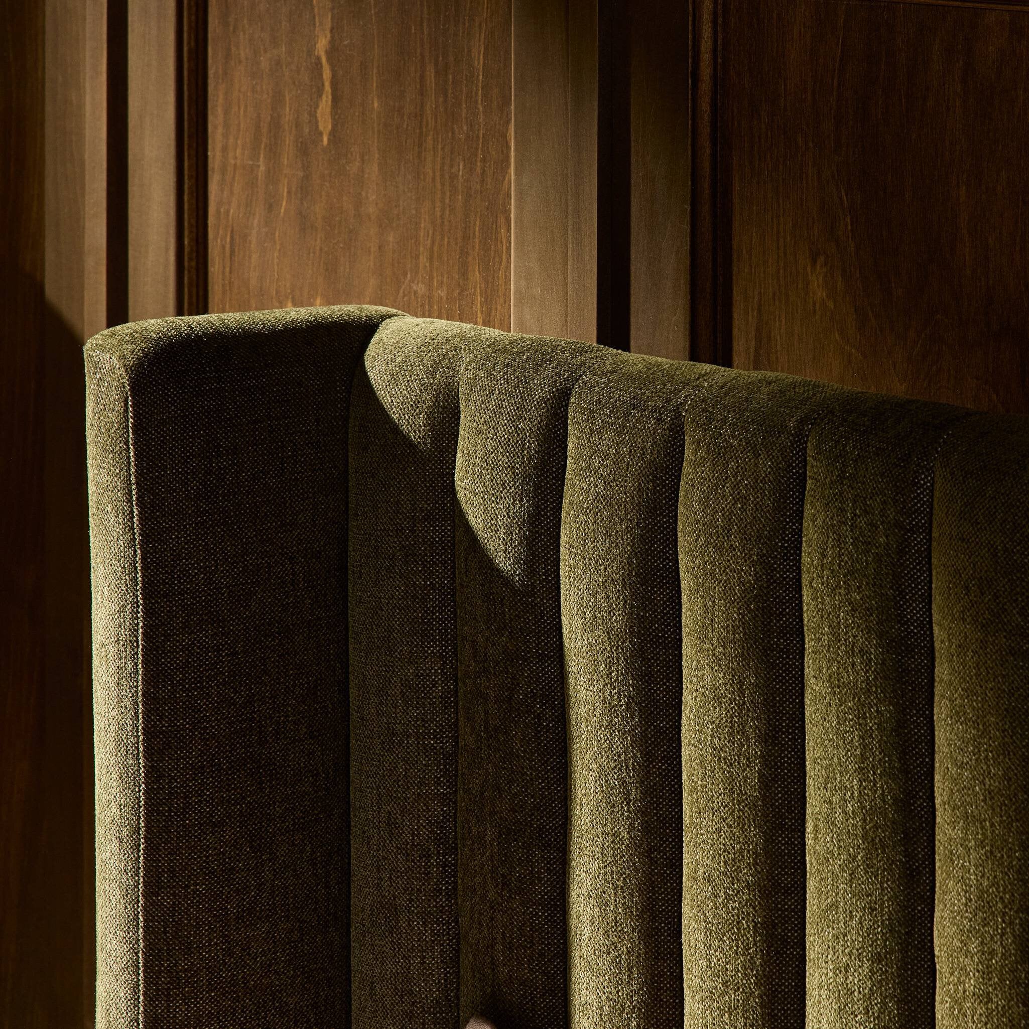 Four Hands Montgomery Bed — Sutton Olive-Almond-Queen