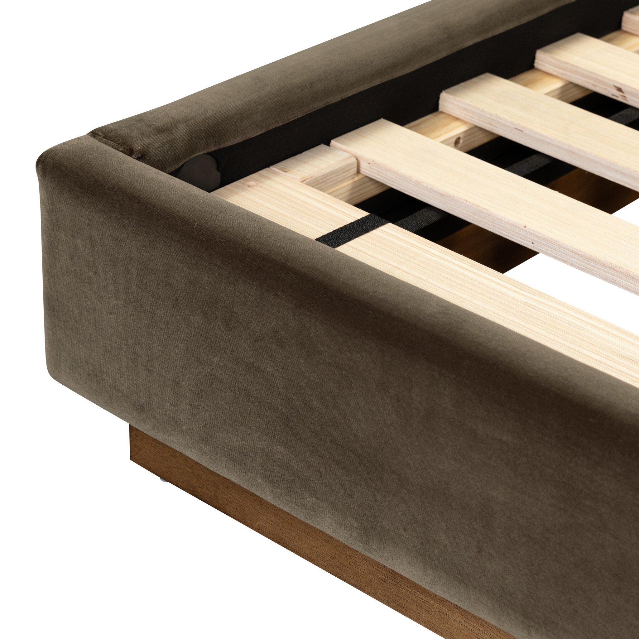 Four Hands Montgomery Bed — Surrey Mink-Weathered Sepia-Queen