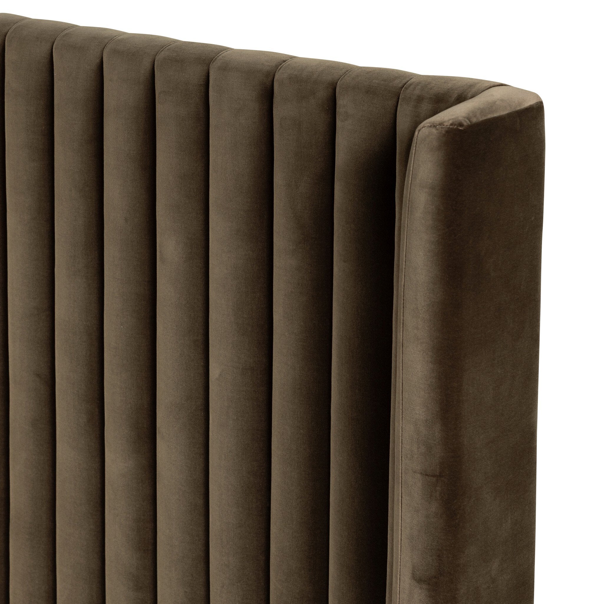 Four Hands Montgomery Bed — Surrey Mink-Weathered Sepia-King