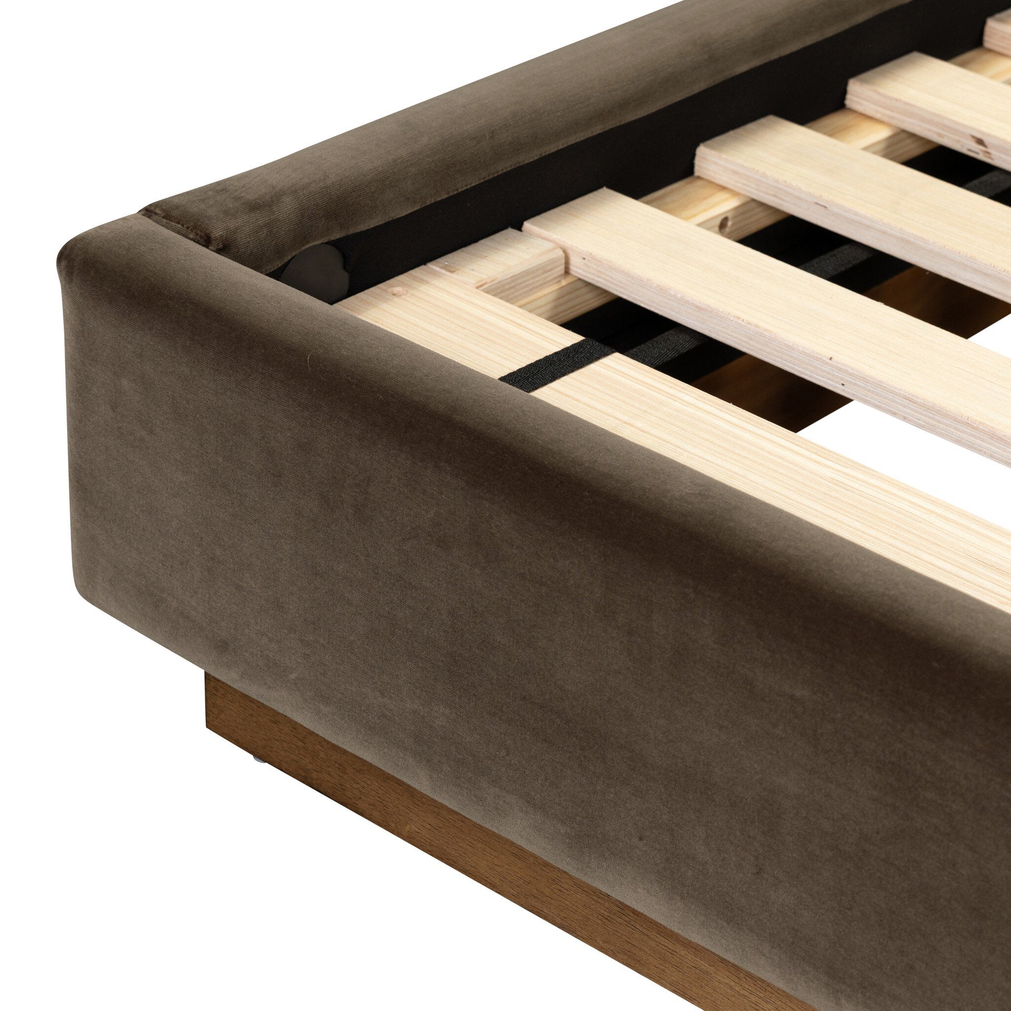 Four Hands Montgomery Bed — Surrey Mink-Weathered Sepia-King
