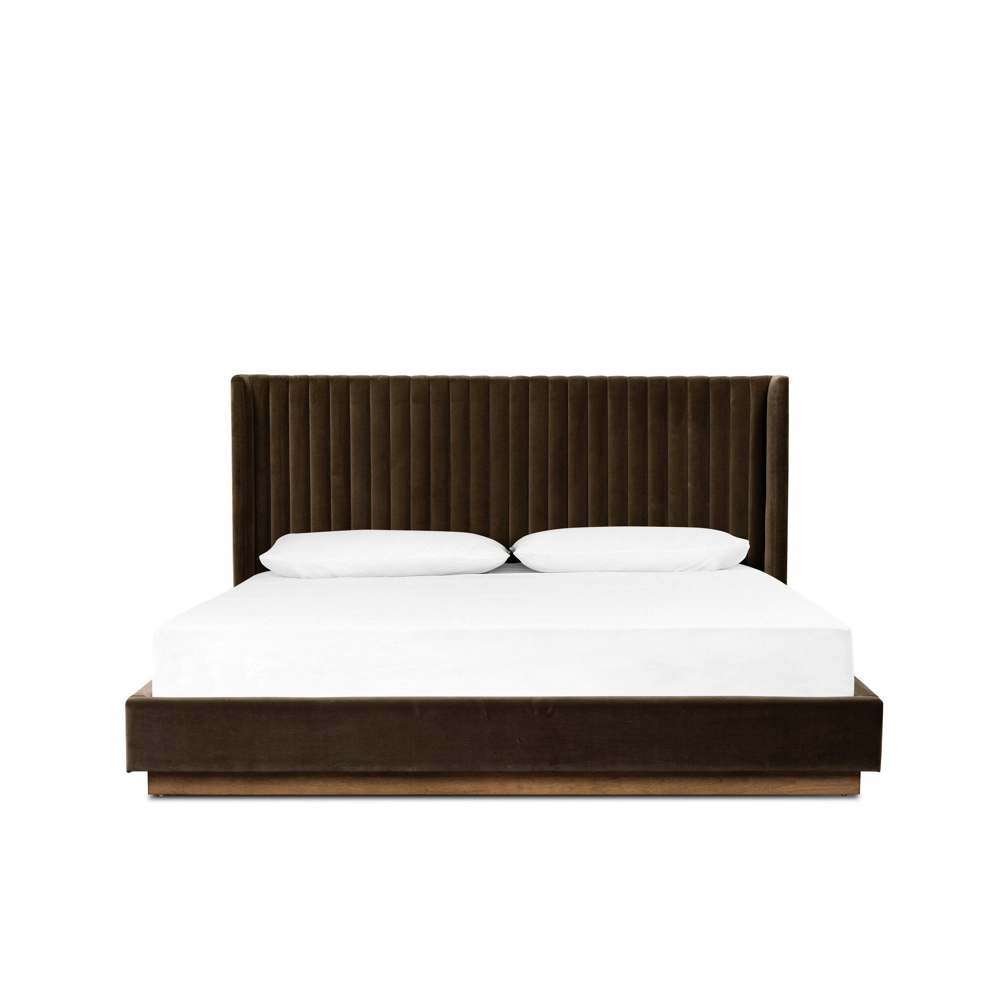 Four Hands Montgomery Bed — Surrey Mink-Weathered Sepia-King