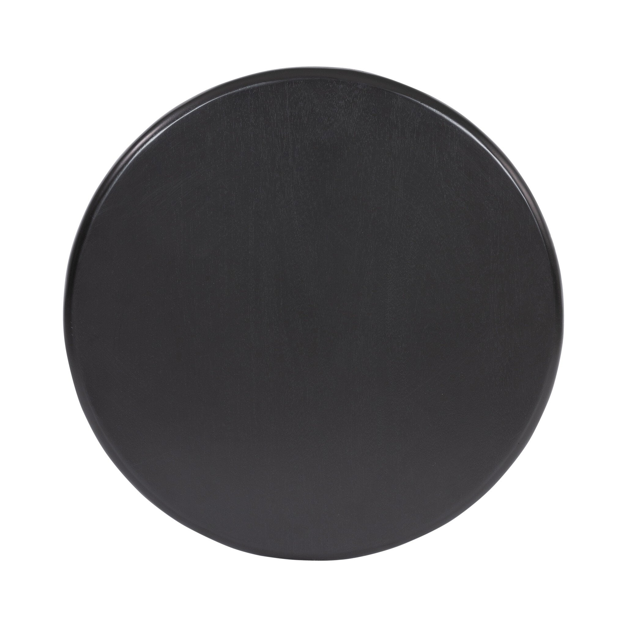 Four Hands Paden End Table — Aged Black Acacia-Aged Black Acacia Solid
