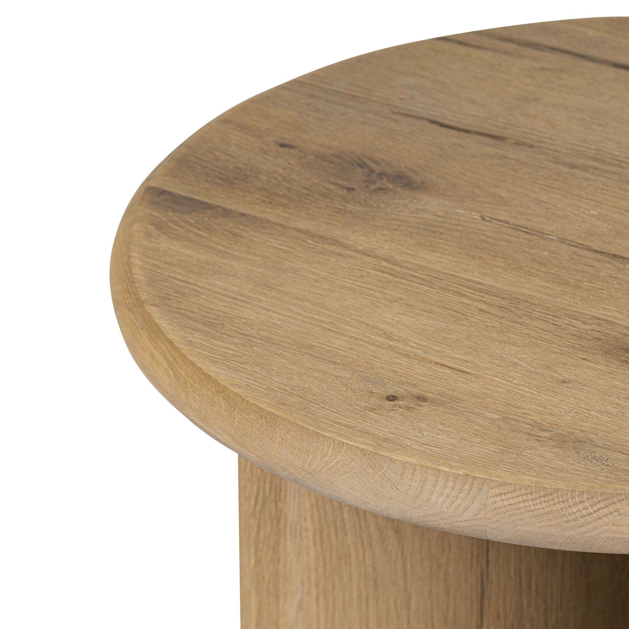 Four Hands Paden End Table — Worn Oak-Worn Oak Veneer