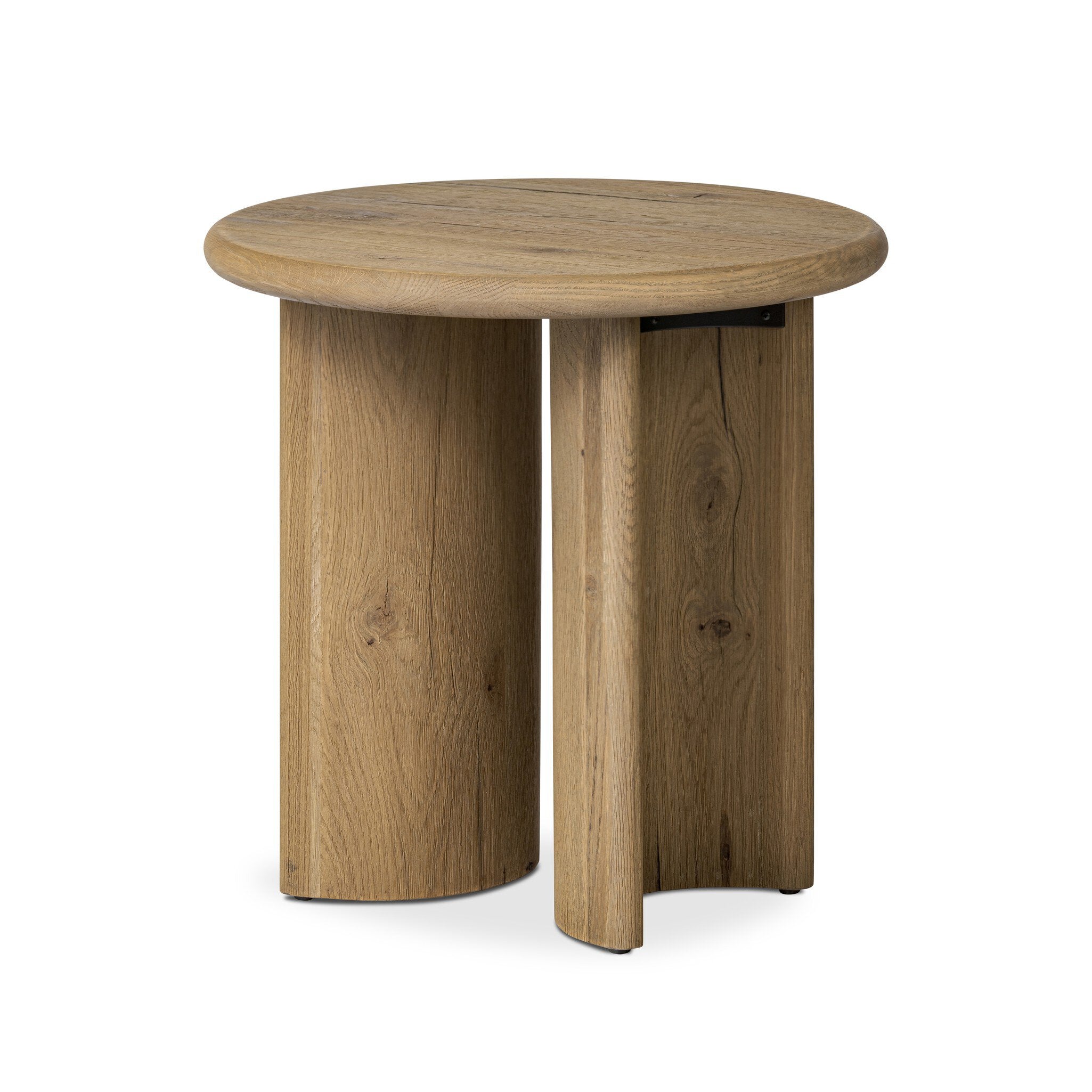 Four Hands Paden End Table — Worn Oak-Worn Oak Veneer