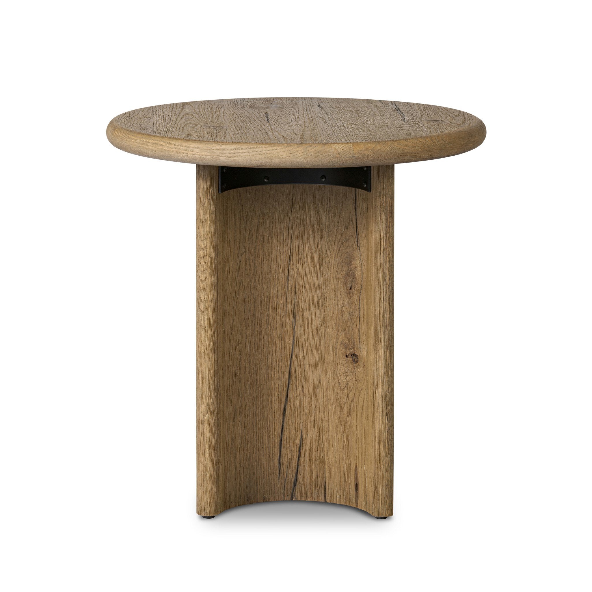Four Hands Paden End Table — Worn Oak-Worn Oak Veneer