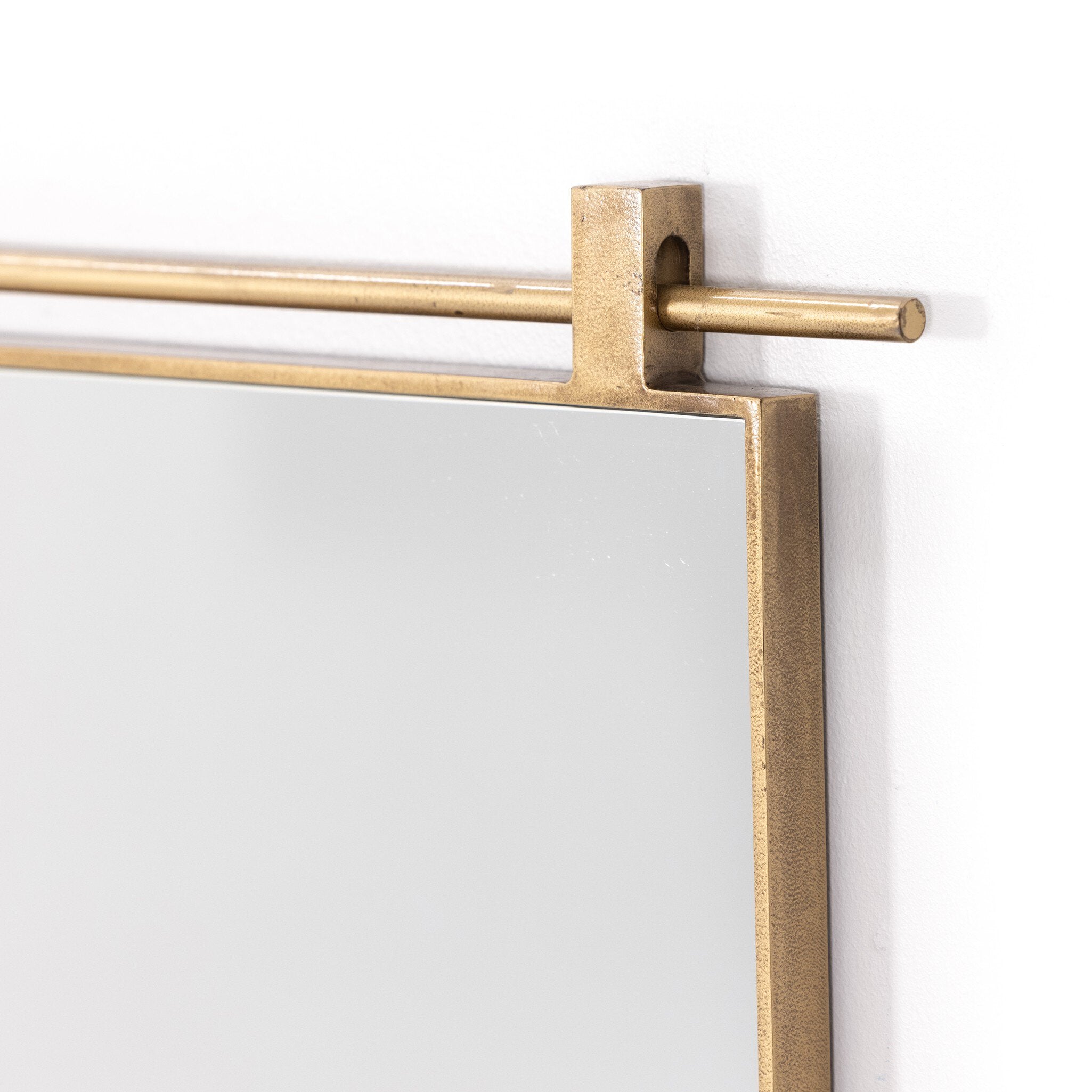 Four Hands Chico Small Mirror — Antique Brass-Mirror