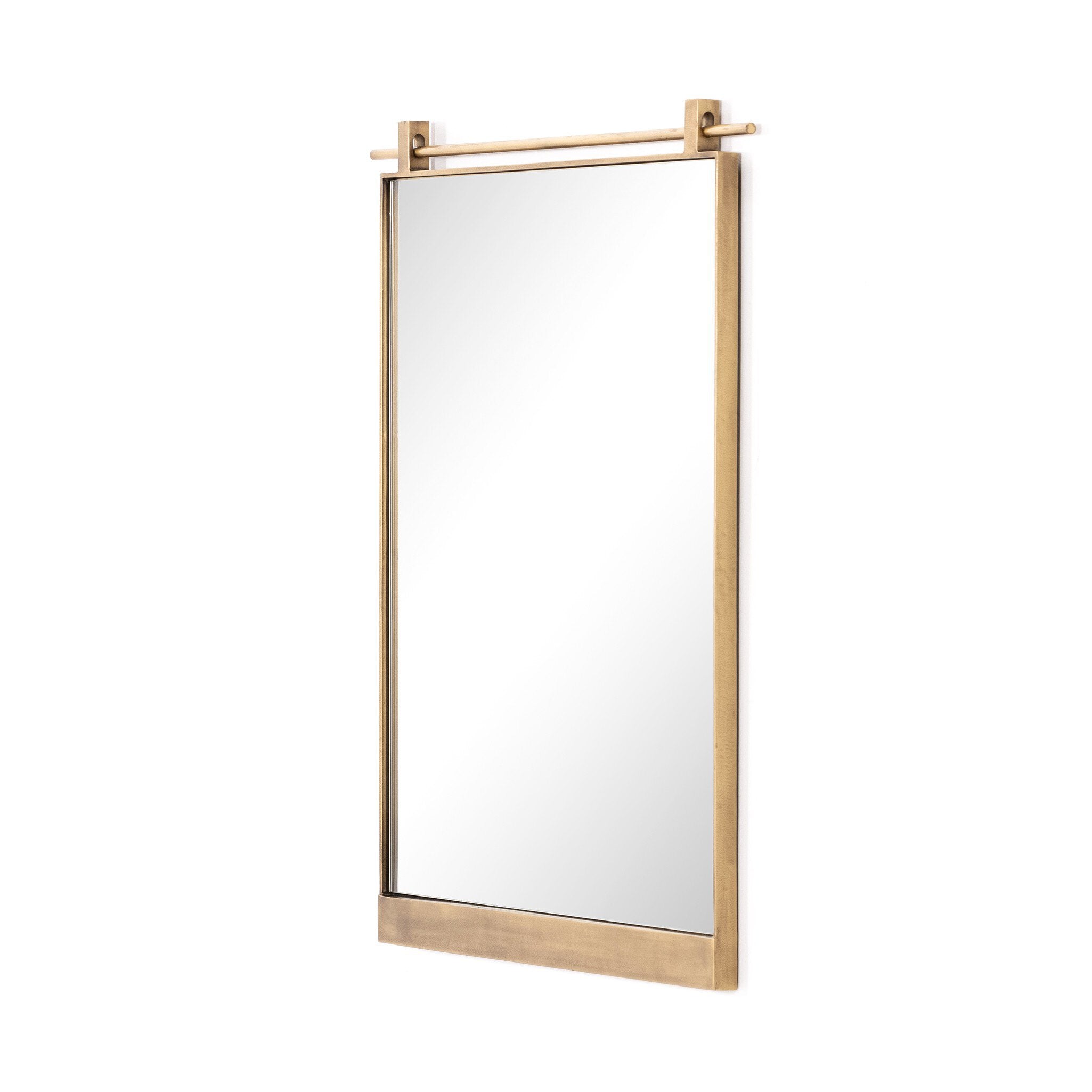 Four Hands Chico Small Mirror — Antique Brass-Mirror