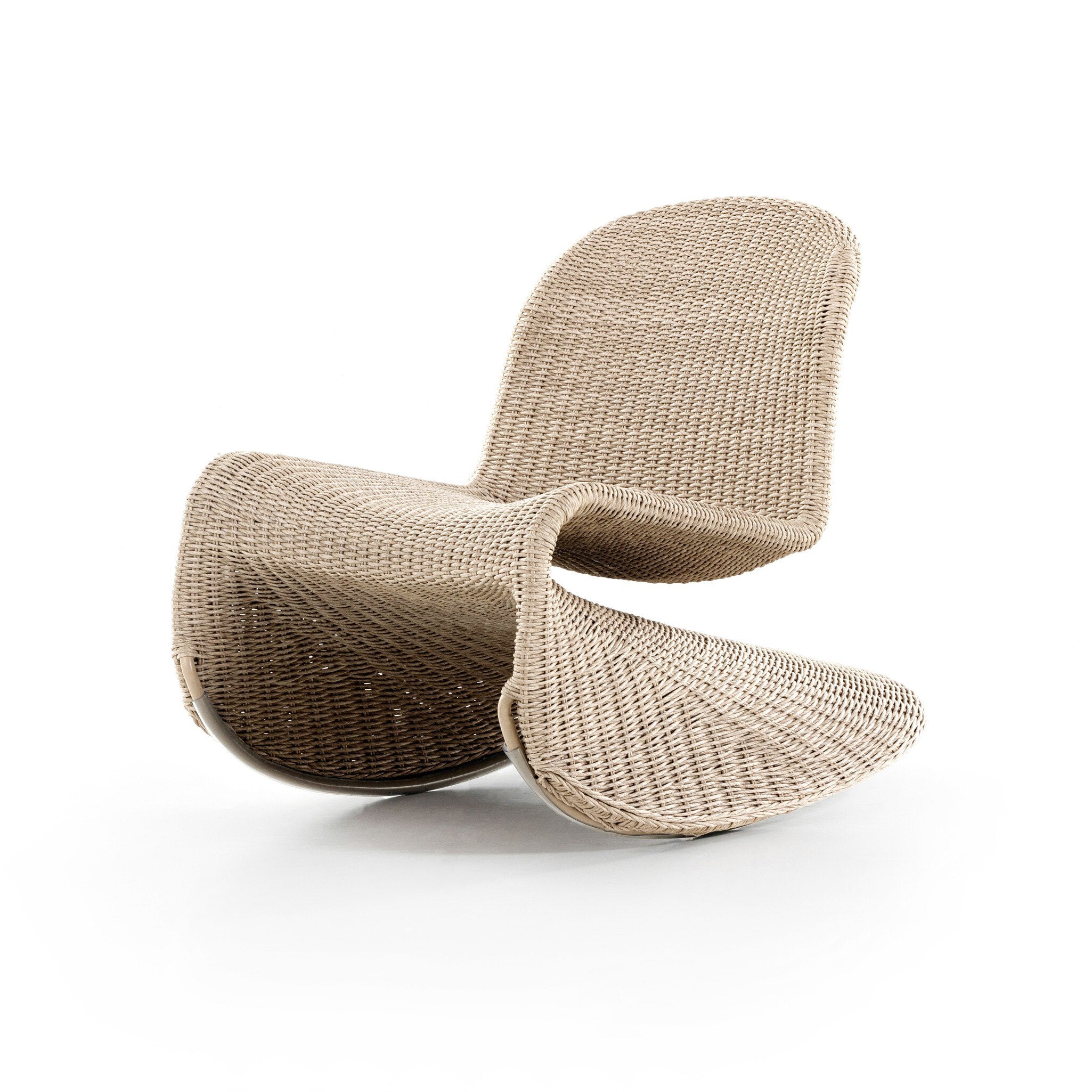 Four Hands Portia Outdoor Rocking Chair — Vintage White