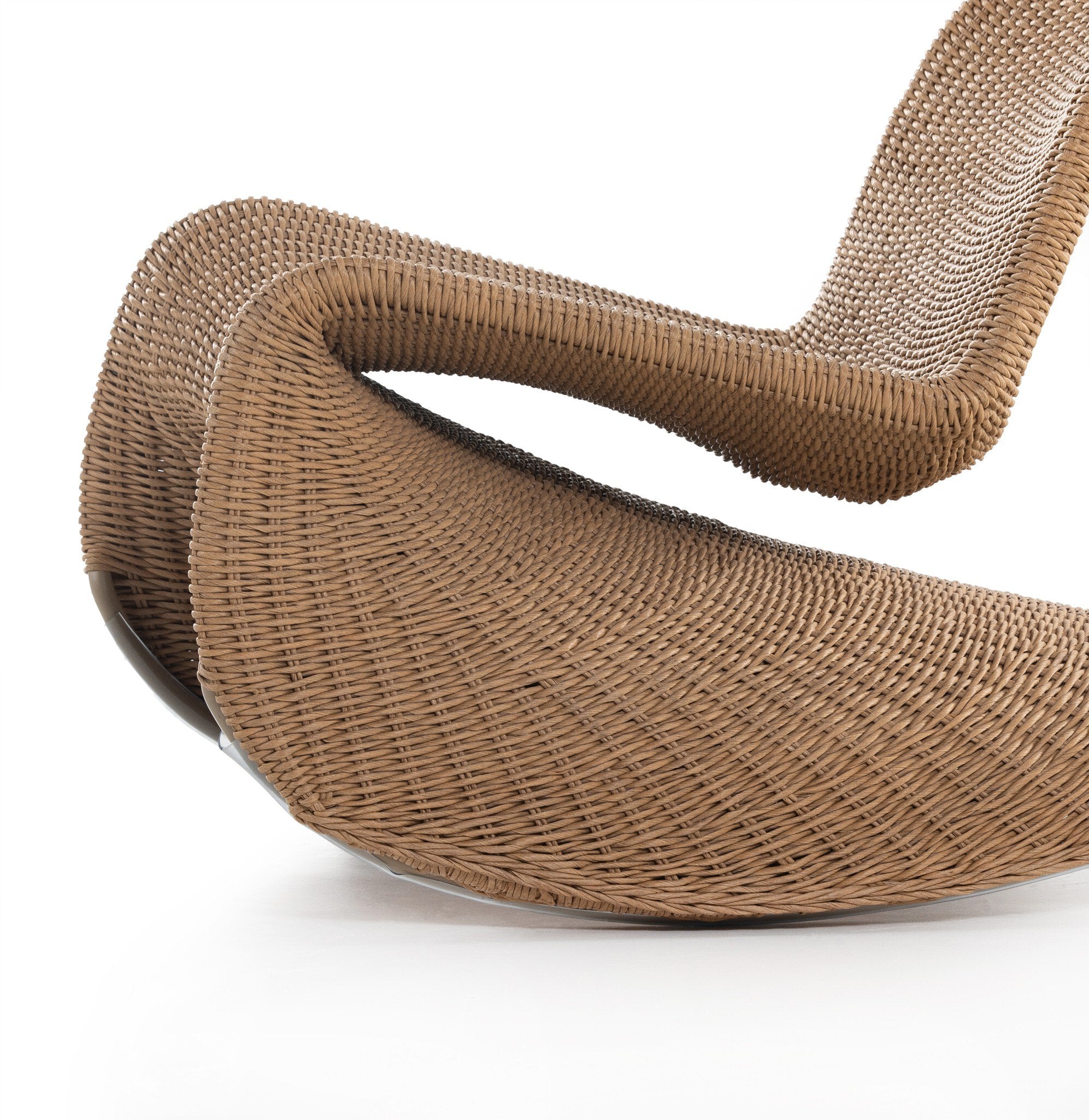 Four Hands Portia Outdoor Rocking Chair — Vintage Natural