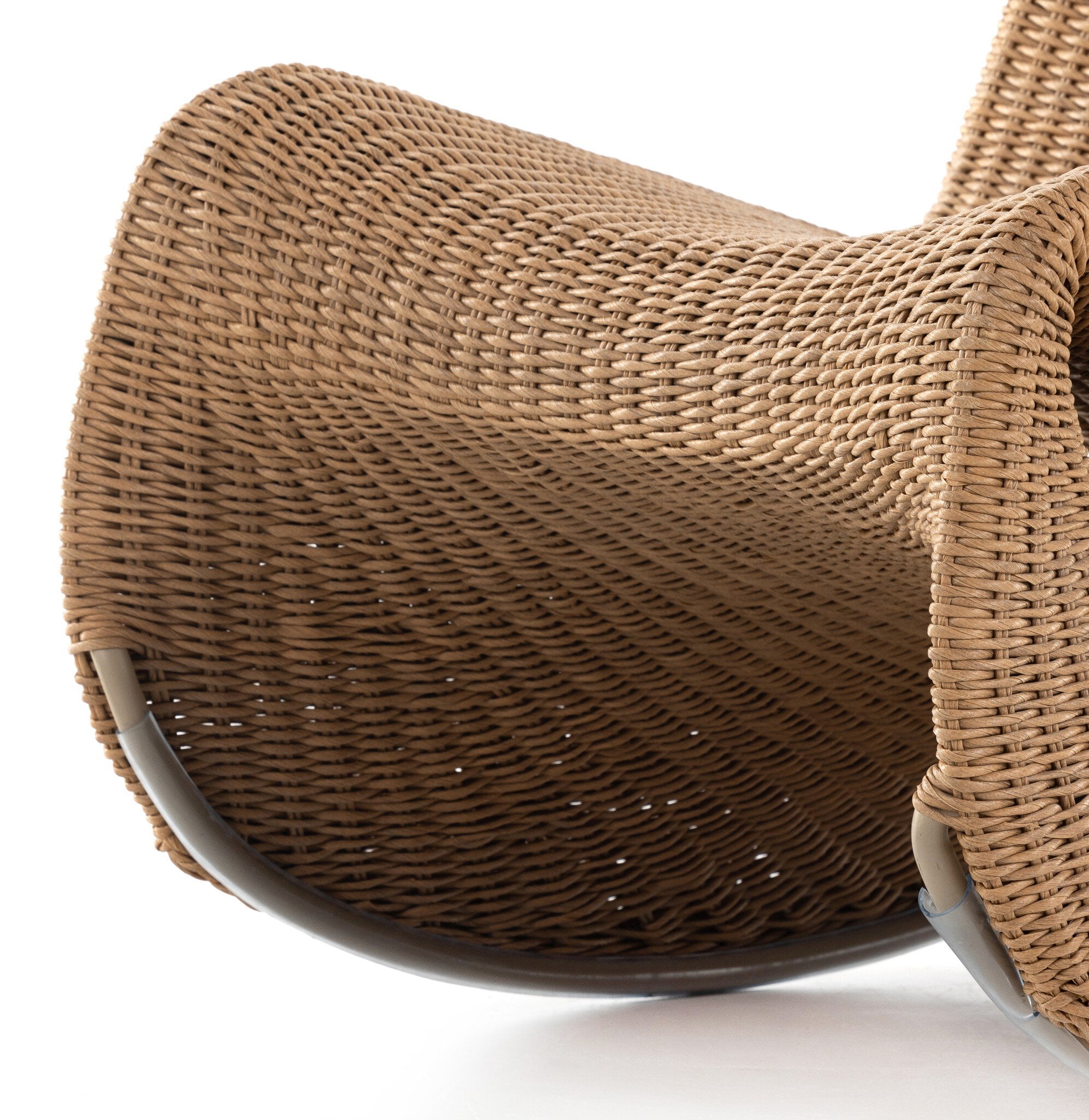 Four Hands Portia Outdoor Rocking Chair — Vintage Natural
