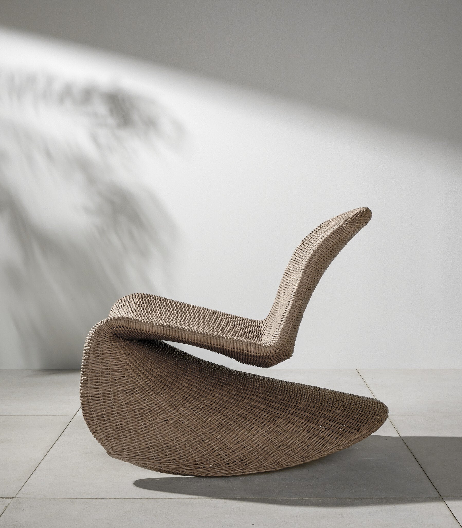 Four Hands Portia Outdoor Rocking Chair — Vintage Natural