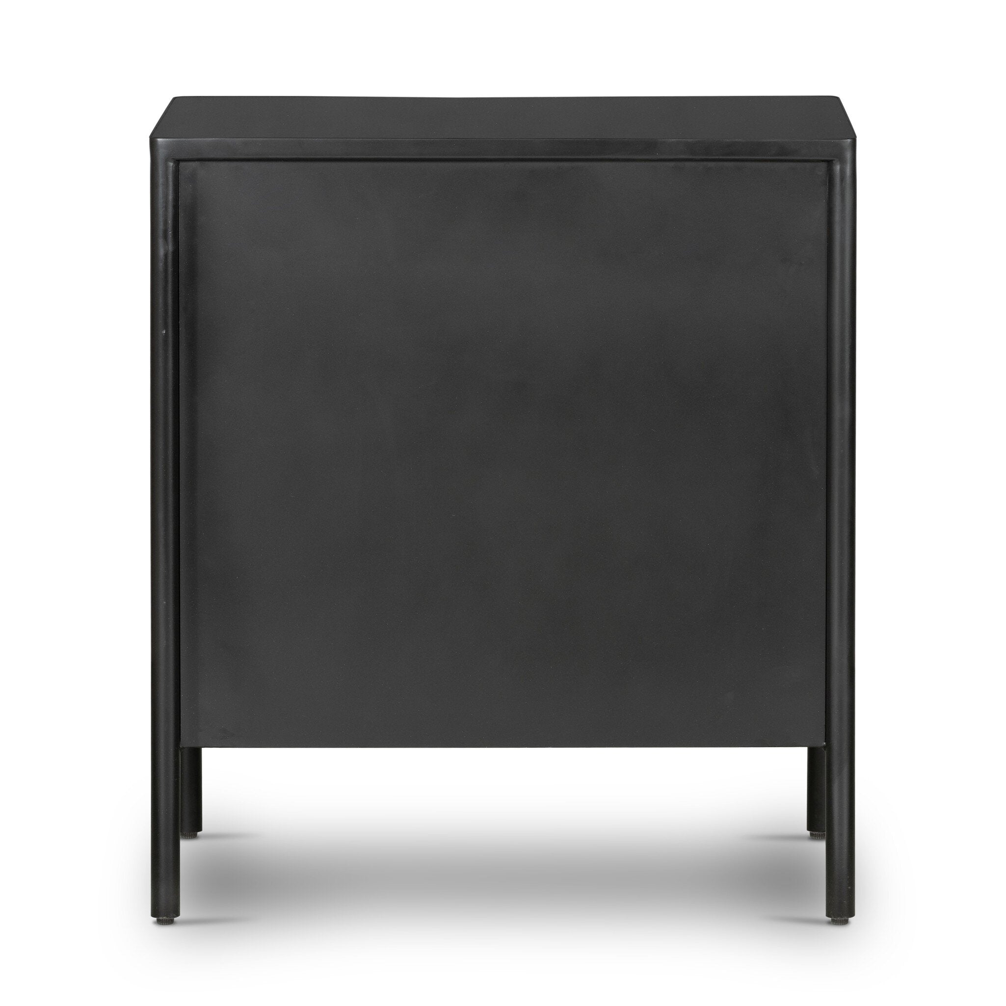 Four Hands Soto Nightstand — Black-Weathered Bronze