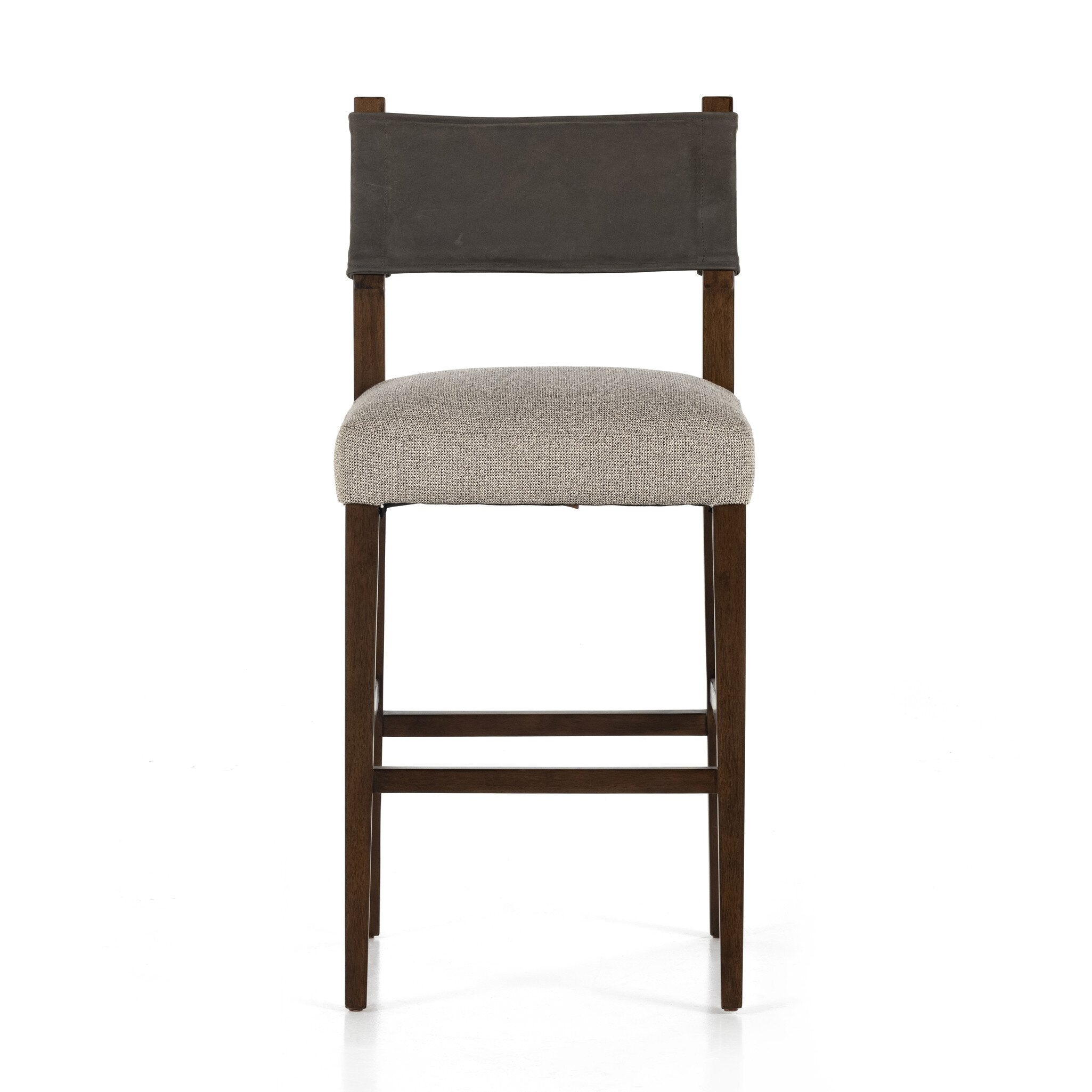 Four Hands Ferris Bar + Counter Stool — Nubuck Charcoal-Tulsa Ink-Antique Sable-Bar