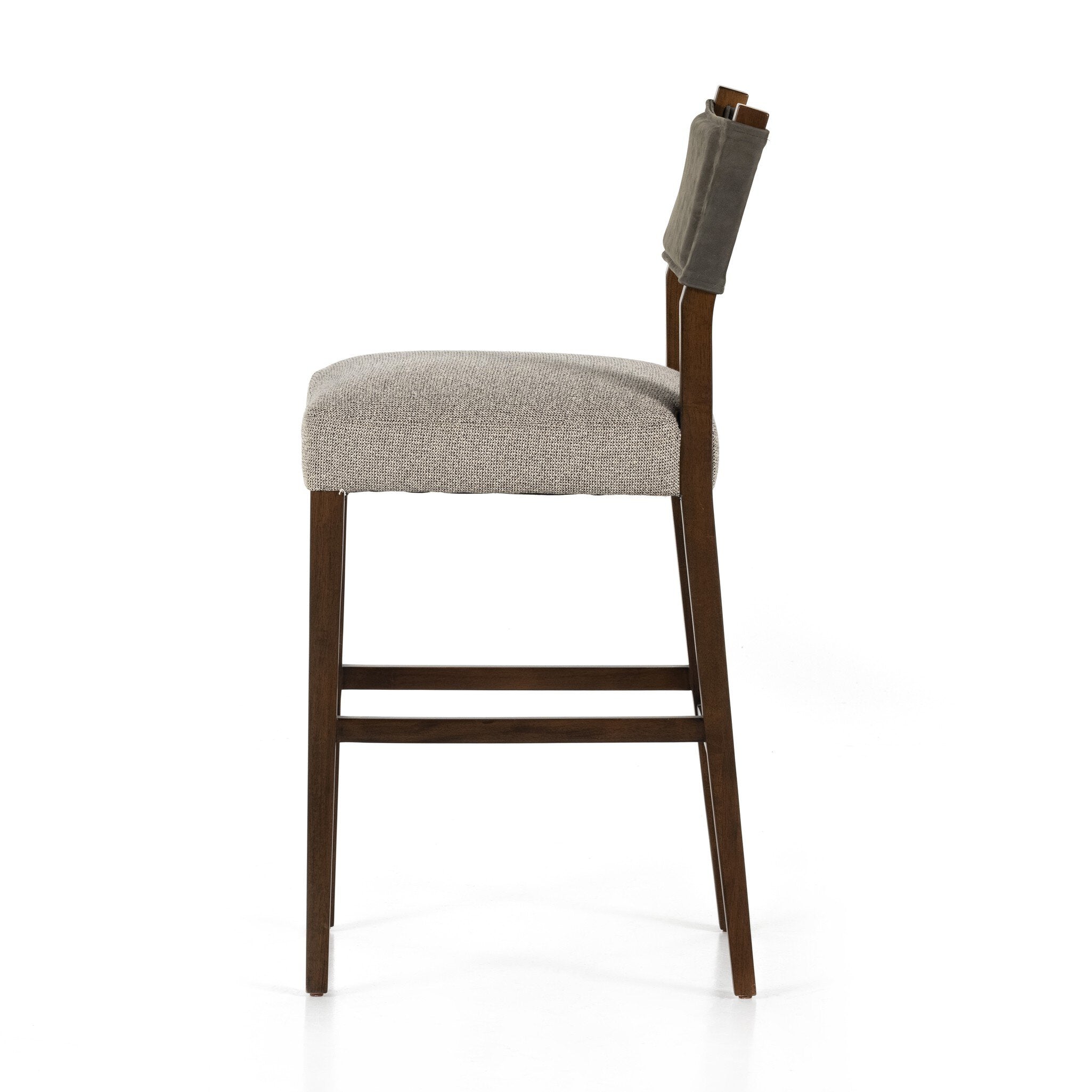 Four Hands Ferris Bar + Counter Stool — Nubuck Charcoal-Tulsa Ink-Antique Sable-Bar