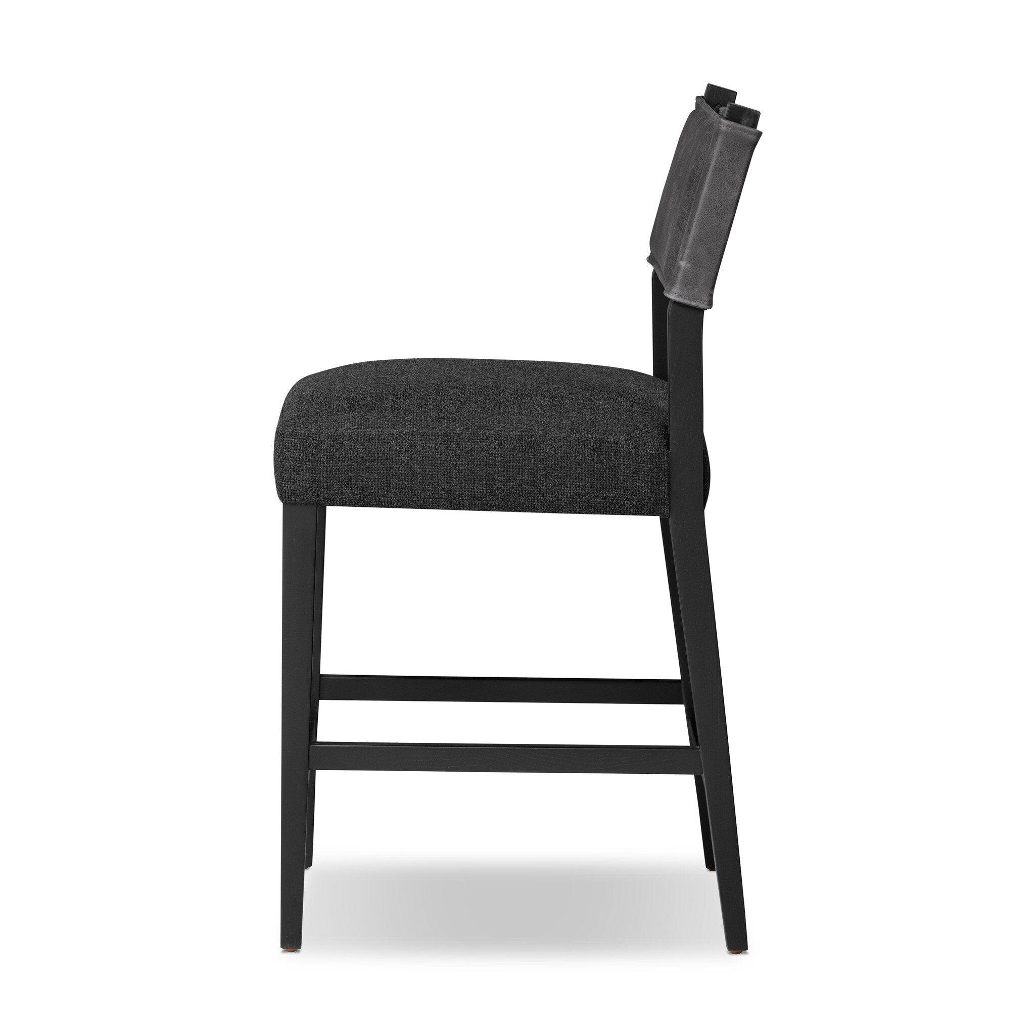 Four Hands Ferris Bar + Counter Stool — Palermo Black-Gibson Black-Black Ash-Counter