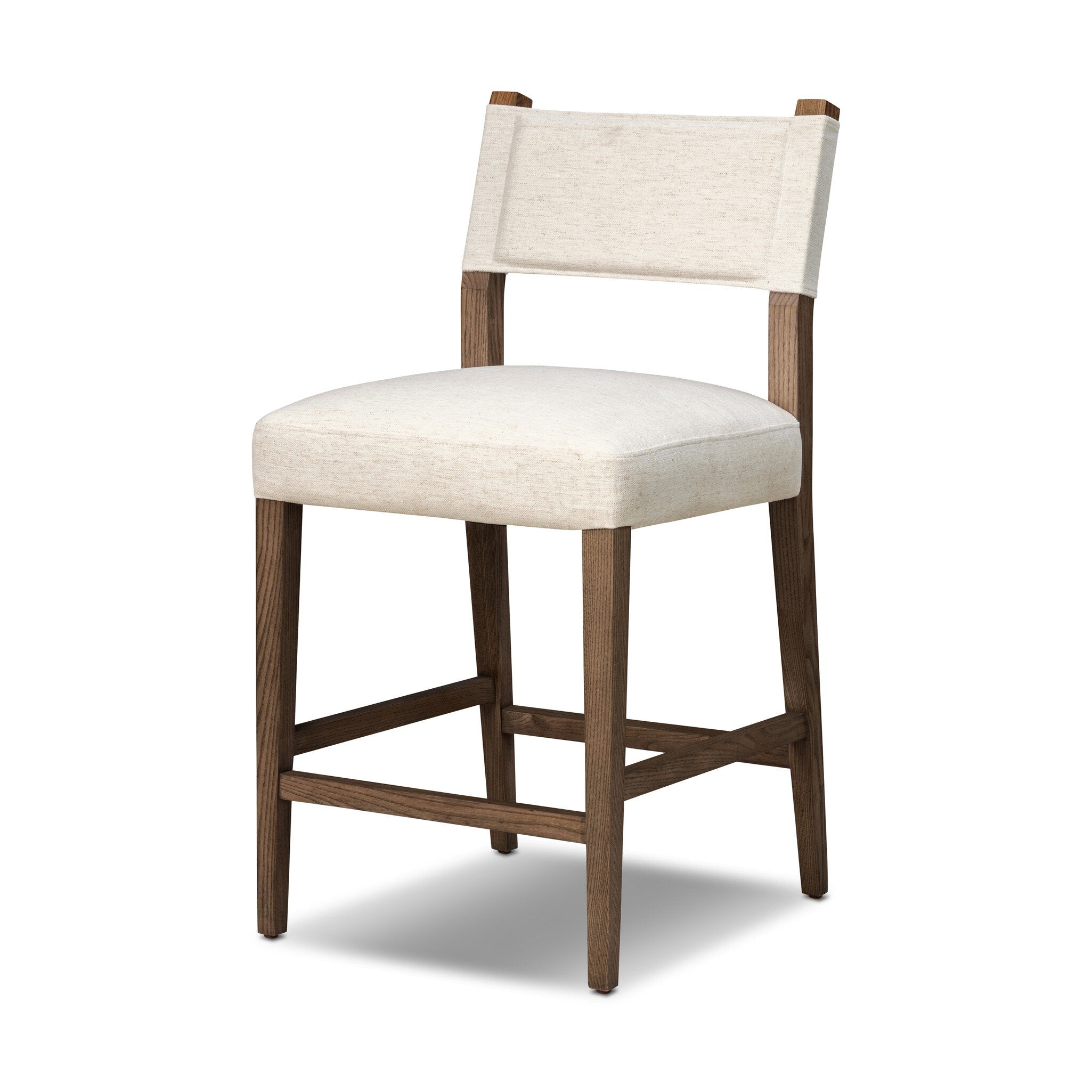 Four Hands Ferris Bar + Counter Stool — Crypton Nomad Snow-Amber Ash-Counter