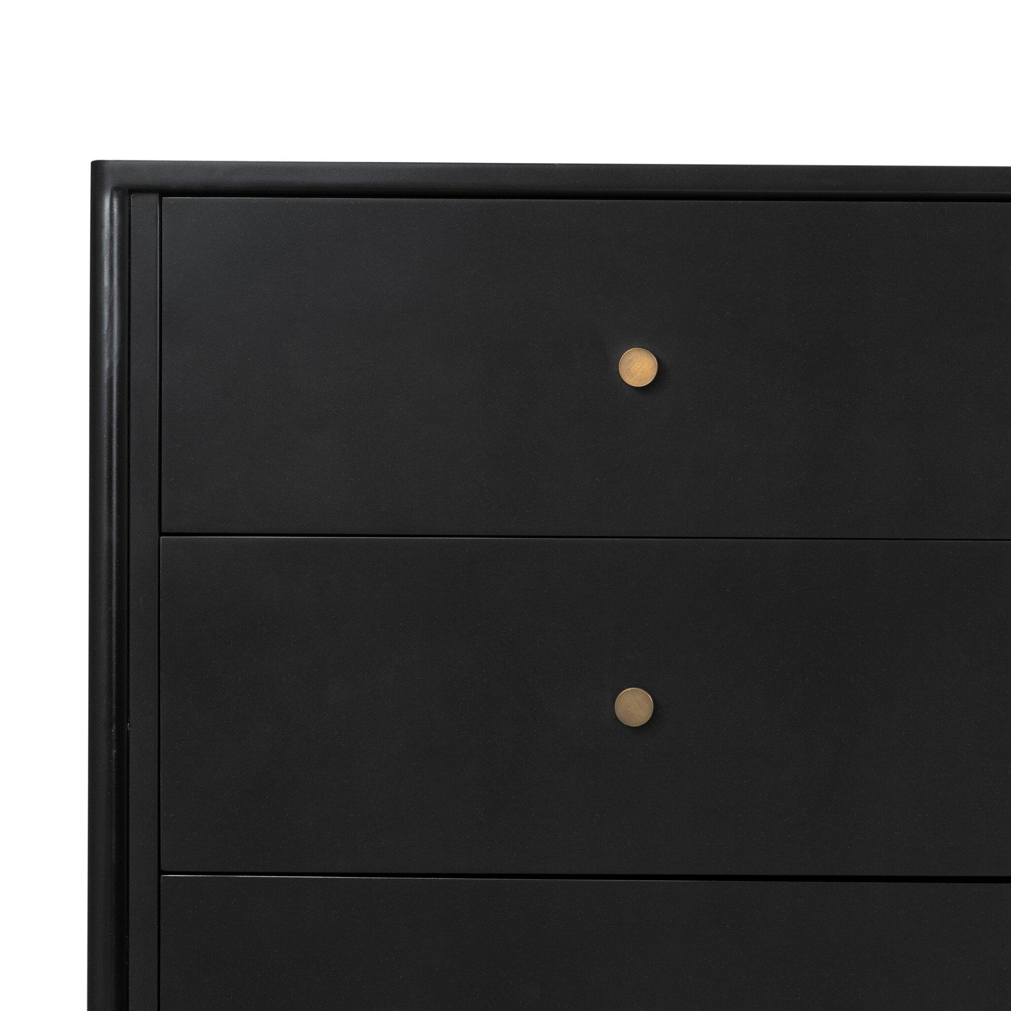 Four Hands Soto 8 Drawer Dresser — Black-Weathered Bronze