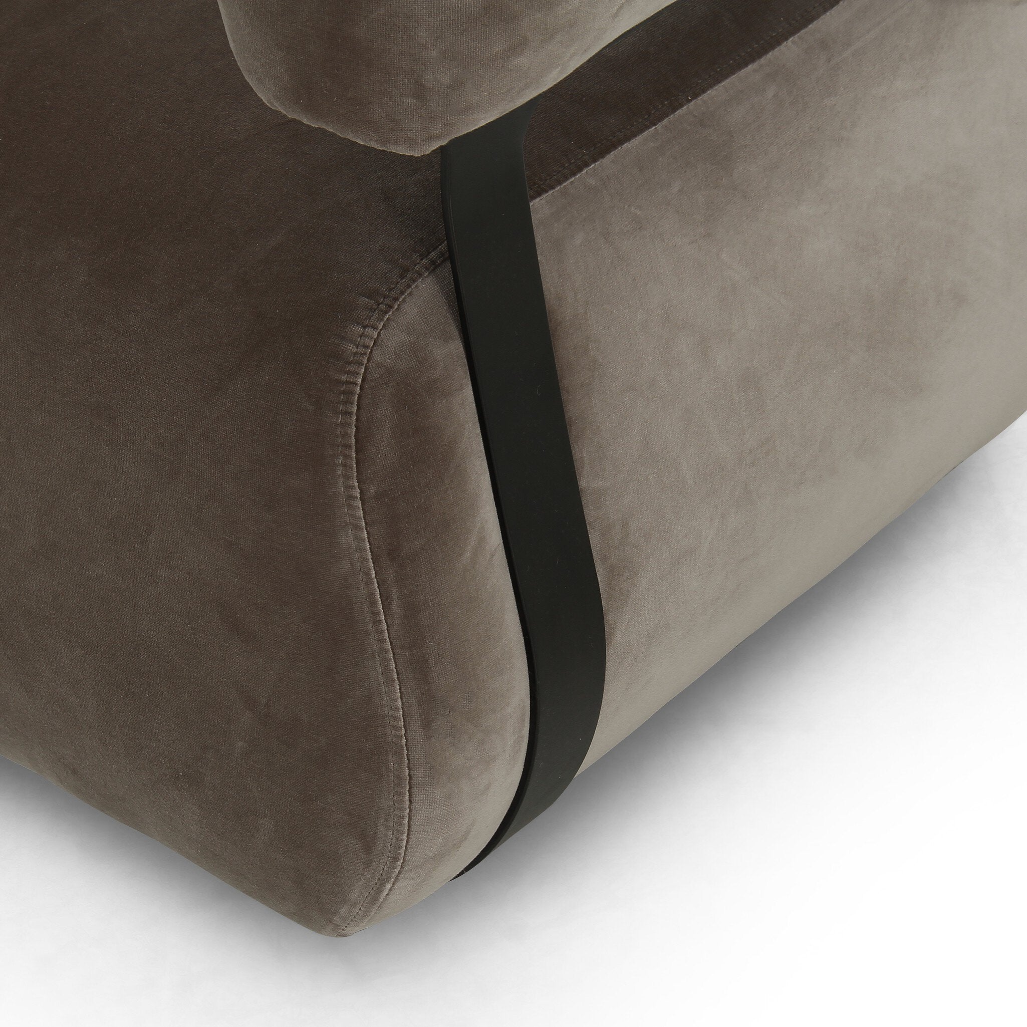 Four Hands Gareth Swivel Chair — Surrey Fossil-Carbon Ebony