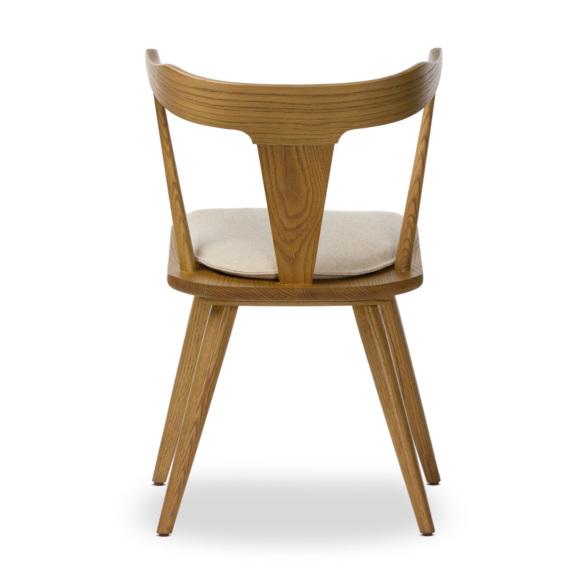 Four Hands Ripley Dining Chair — Sandy Oak-Antwerp Natural-Sandy Oak Veneer
