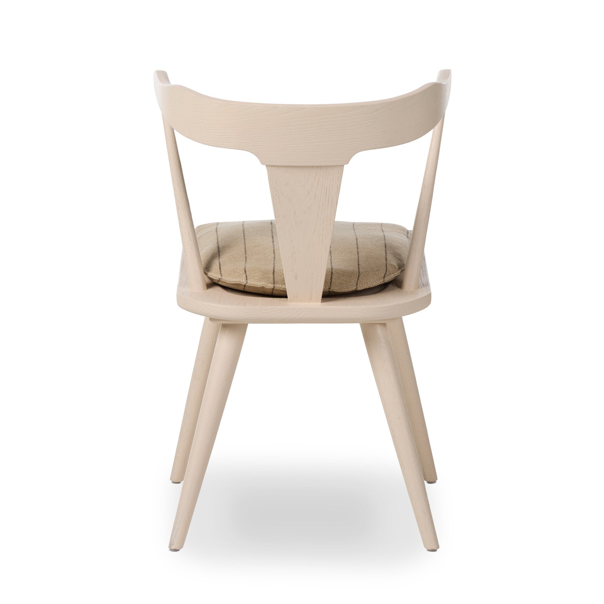 Four Hands Ripley Dining Chair — Off White Oak Solid-Lavon Flint-Off White Oak Veneer