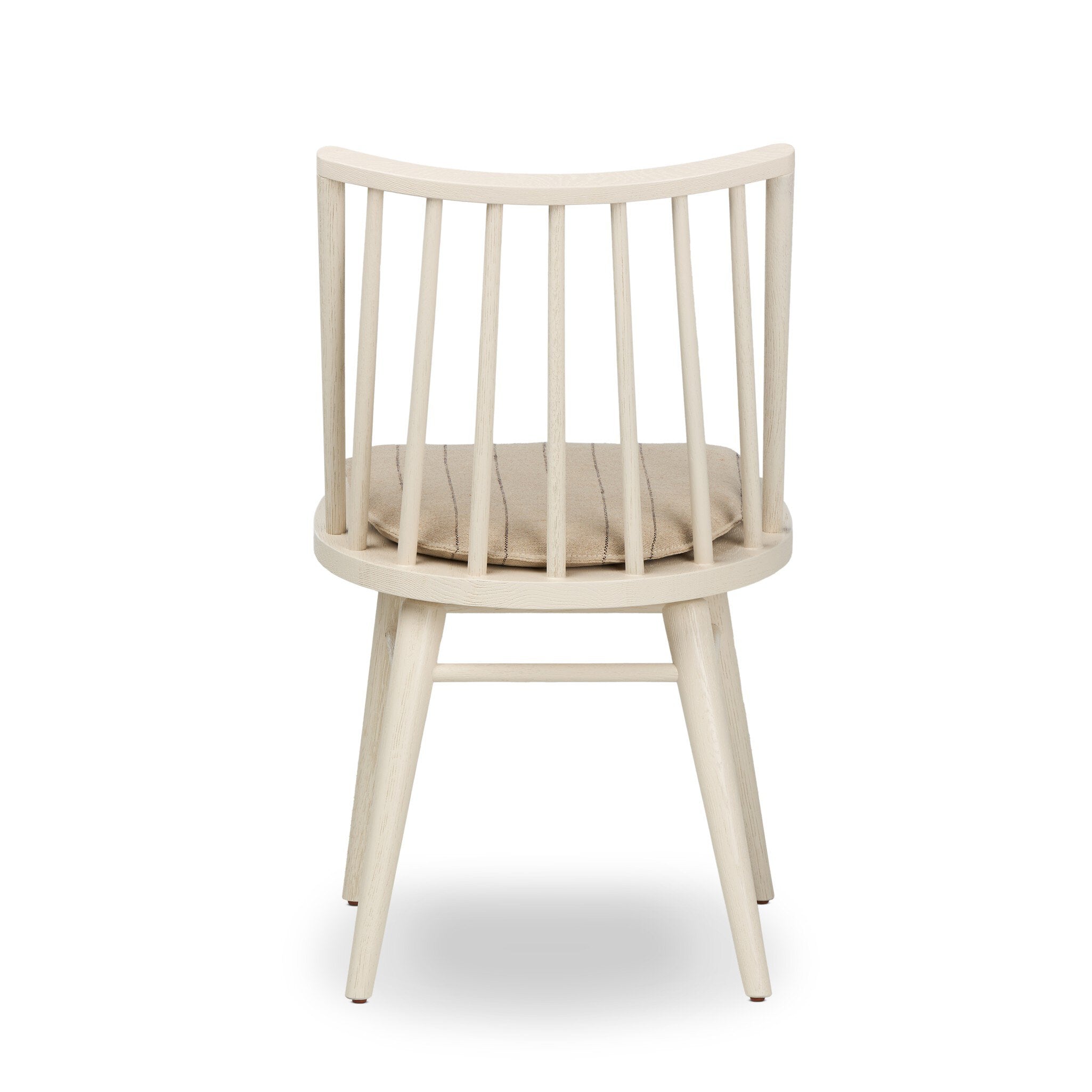 Four Hands Lewis Windsor Chair — Off White Oak Solid-Lavon Flint