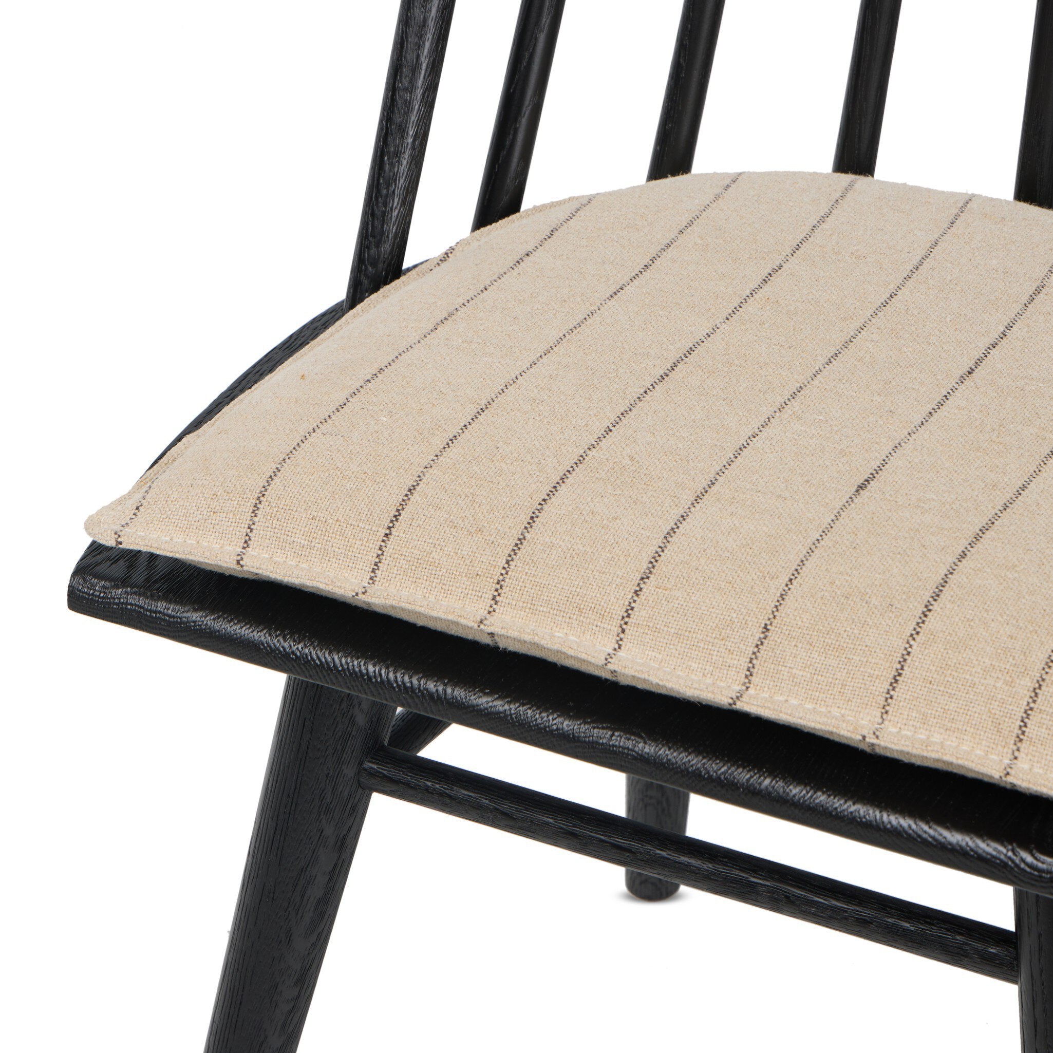 Four Hands Lewis Windsor Chair — Black Oak-Lavon Flint
