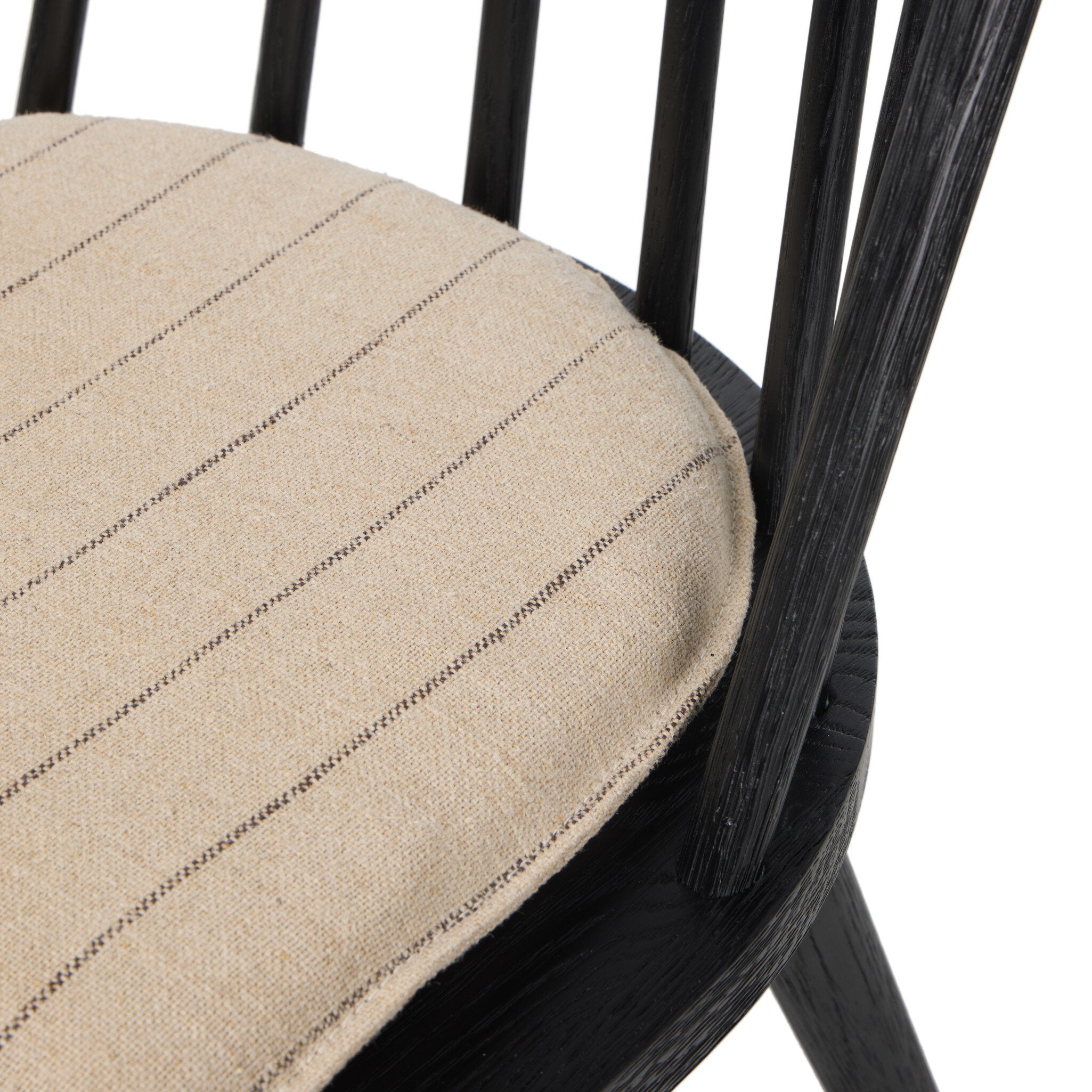 Four Hands Lewis Windsor Chair — Black Oak-Lavon Flint