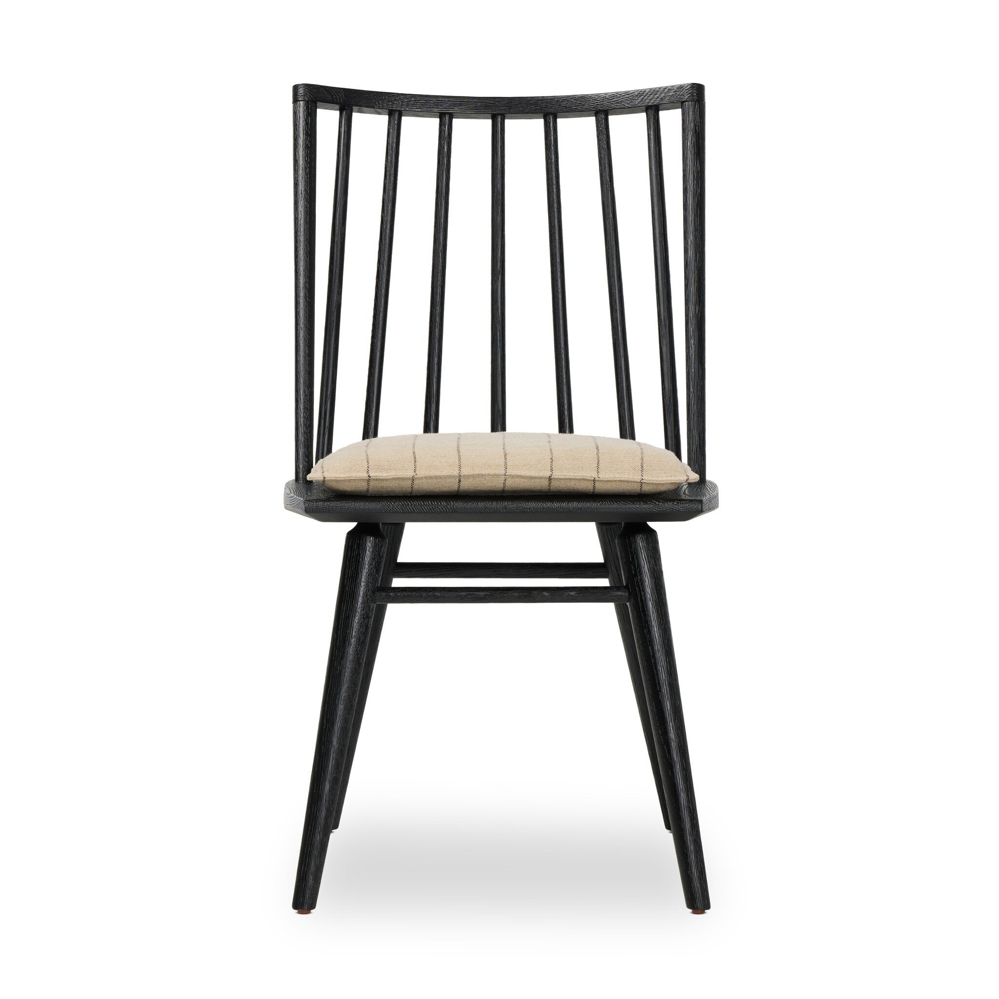 Four Hands Lewis Windsor Chair — Black Oak-Lavon Flint