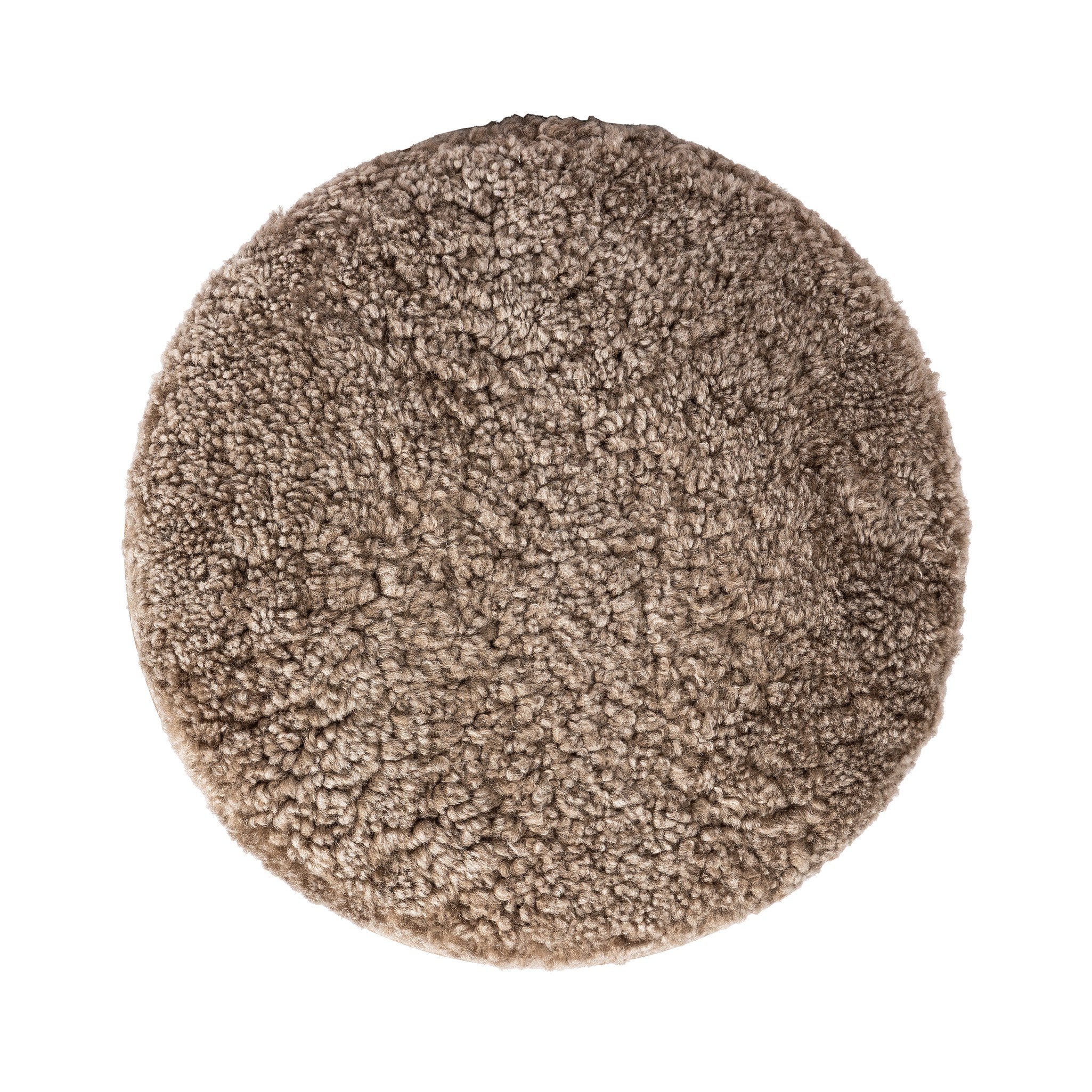 Four Hands Saldino Bar + Counter Stool — Taupe Shearling-Sandy Nettlewood-Counter