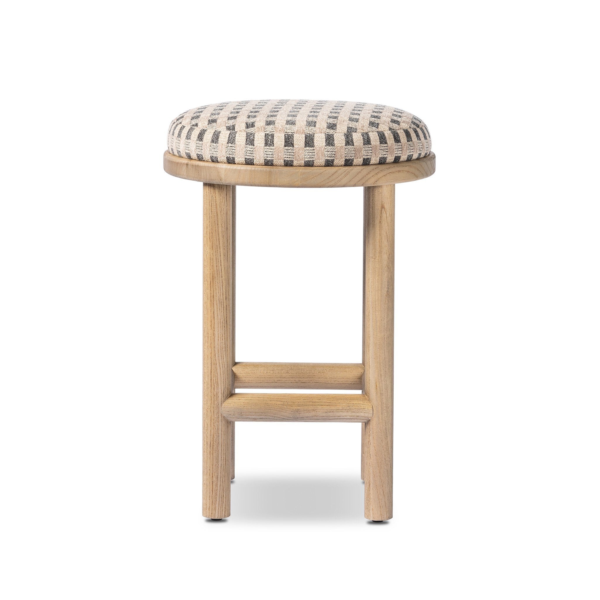 Four Hands Saldino Bar + Counter Stool — Firefinch Fawn-Blonde Nettlewood-Counter