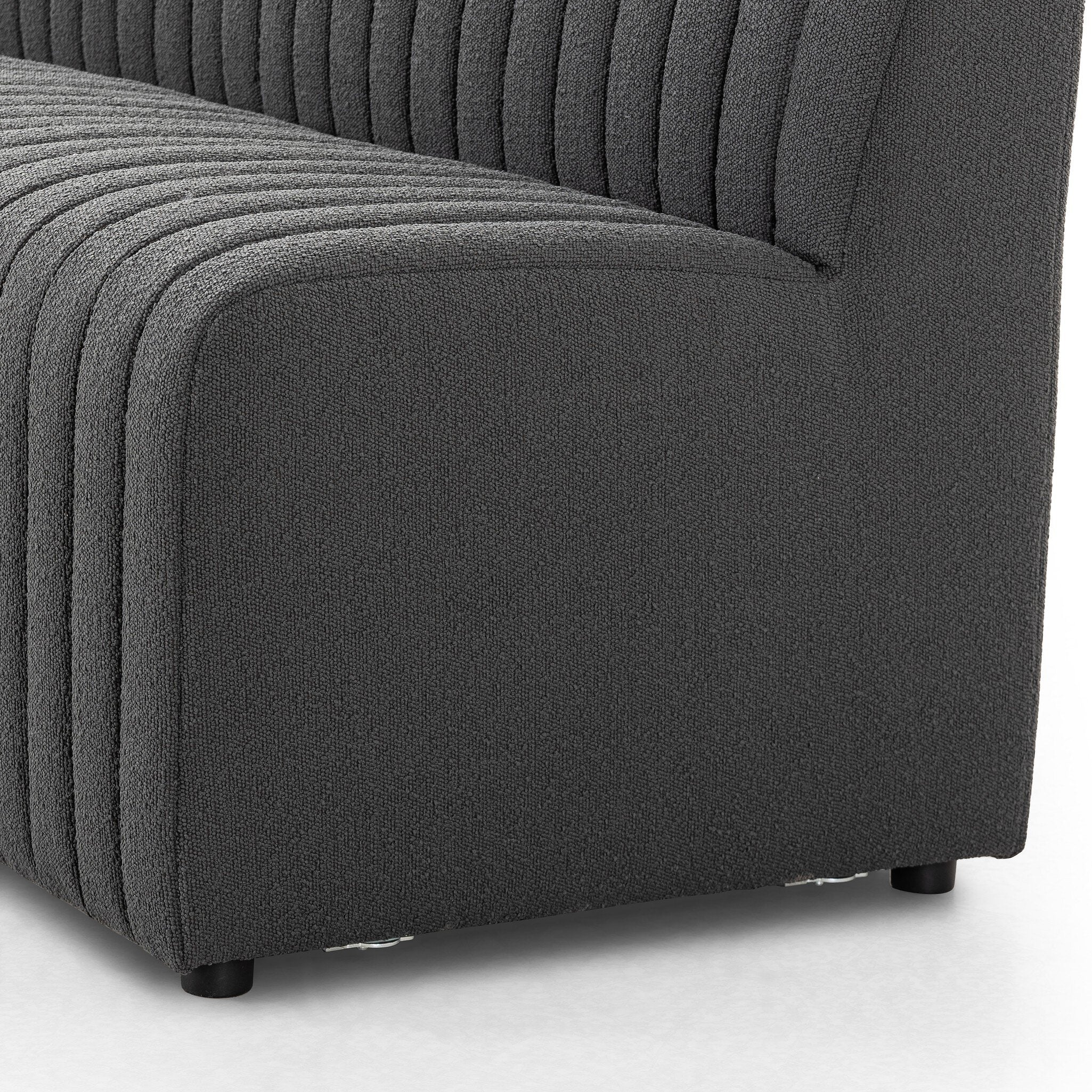 Four Hands Build Your Own: Augustine Dining Banquette — FIQA Boucle Charcoal