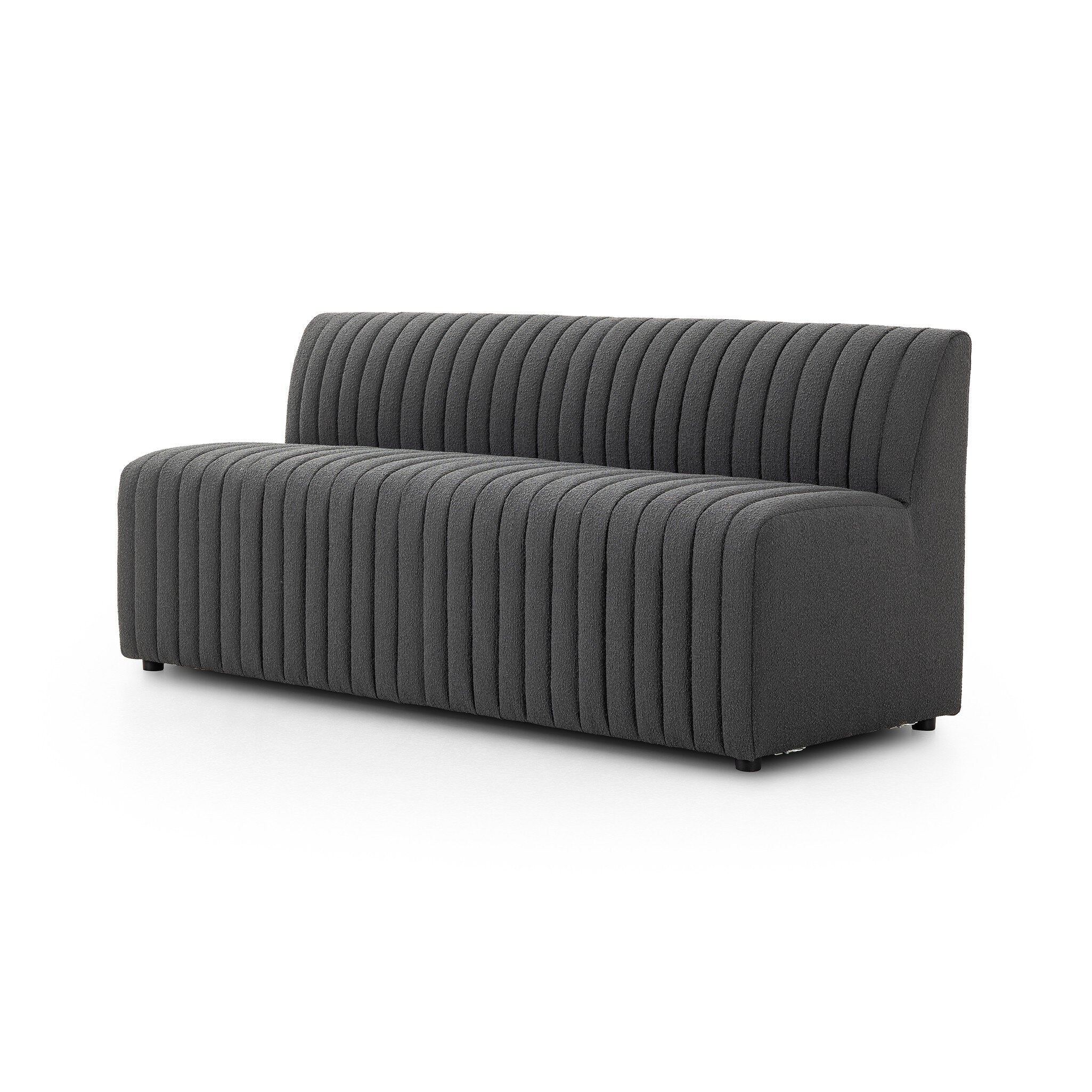 Four Hands Build Your Own: Augustine Dining Banquette — FIQA Boucle Charcoal