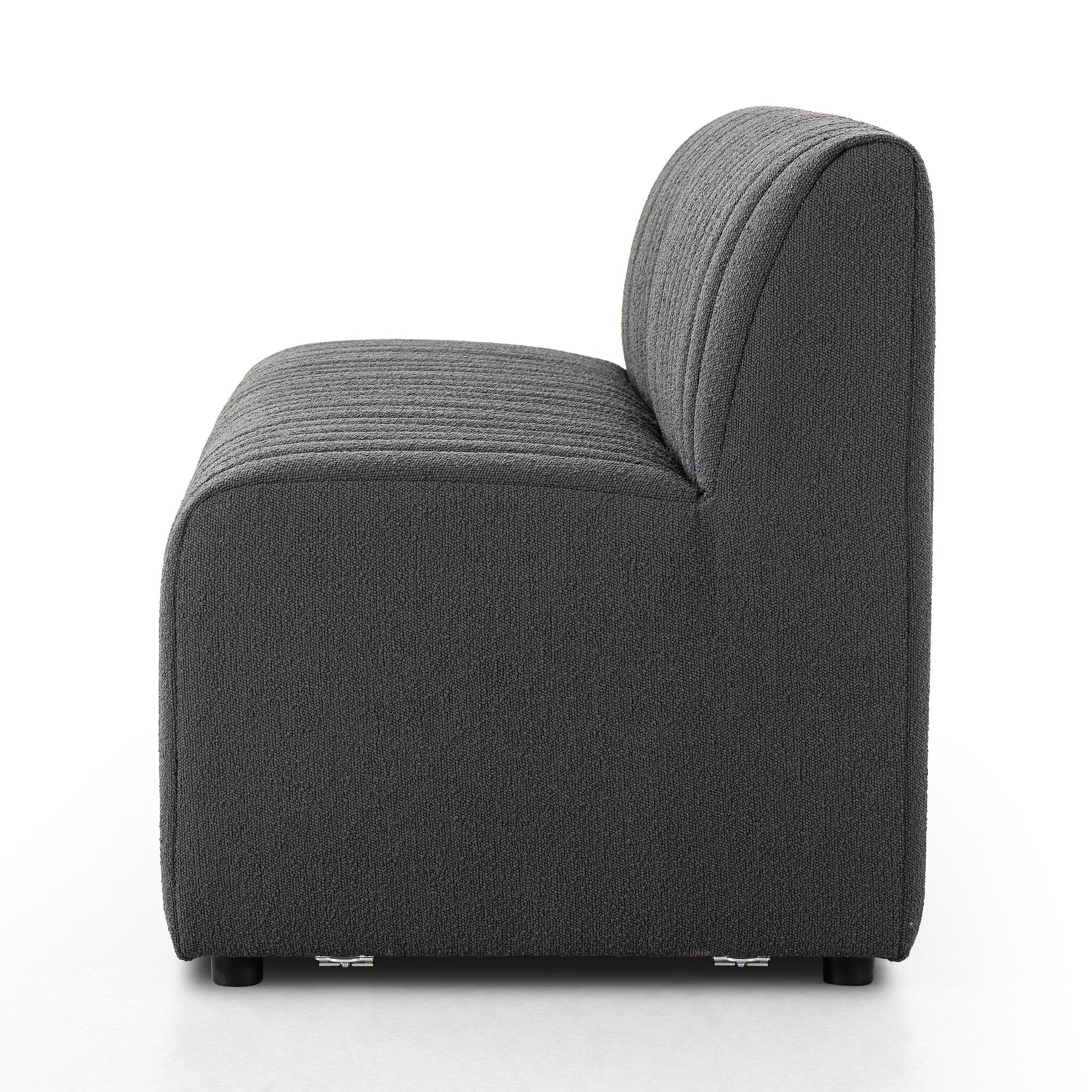 Four Hands Build Your Own: Augustine Dining Banquette — FIQA Boucle Charcoal