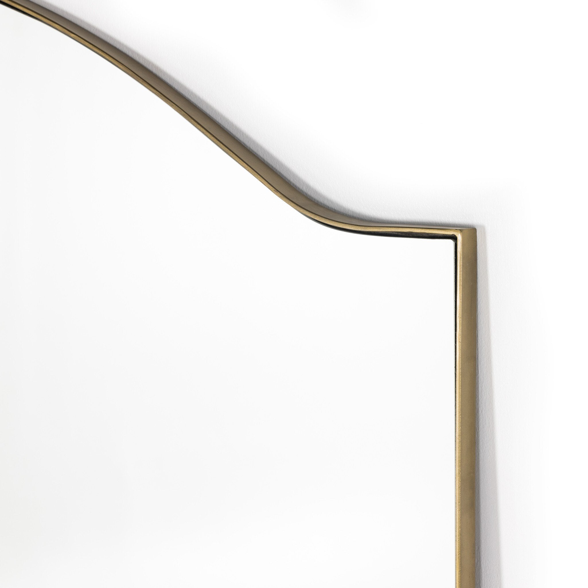 Four Hands Jacques Floor Mirror — Antique Brass