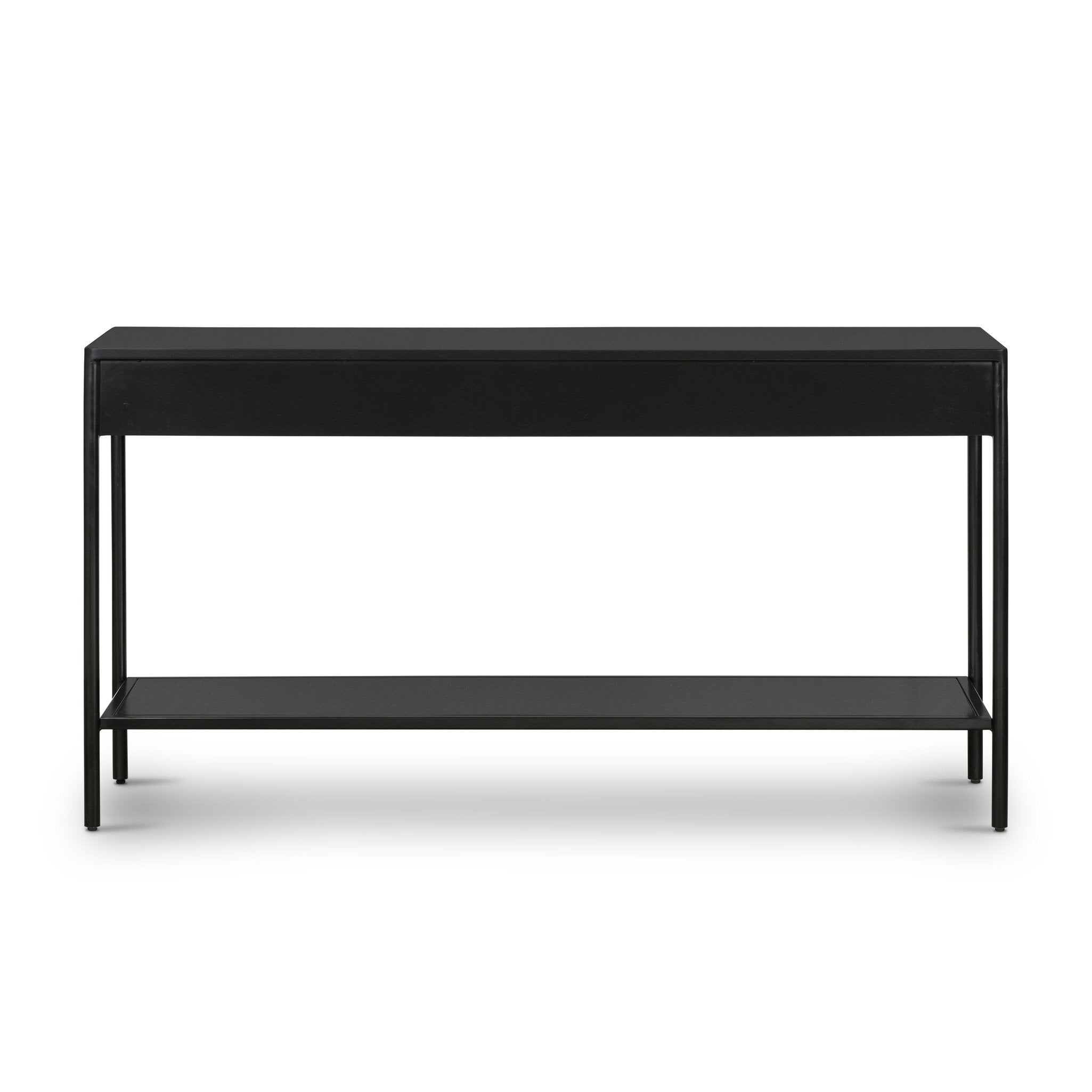 Four Hands Soto Console Table — Black-Weathered Bronze