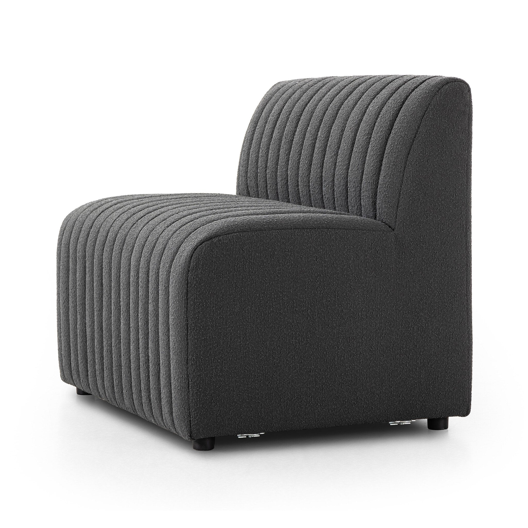 Four Hands Build Your Own: Augustine Dining Banquette — FIQA Boucle Charcoal