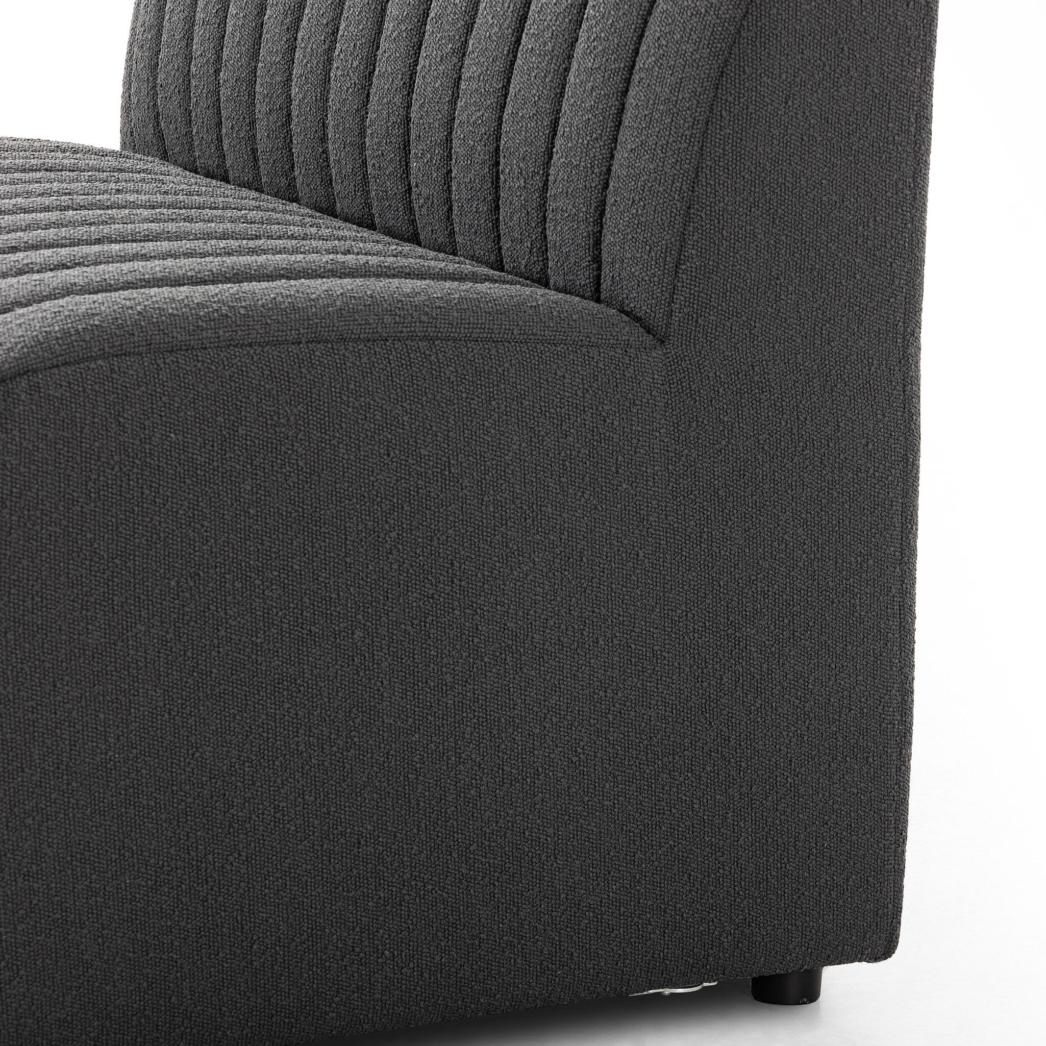 Four Hands Build Your Own: Augustine Dining Banquette — FIQA Boucle Charcoal
