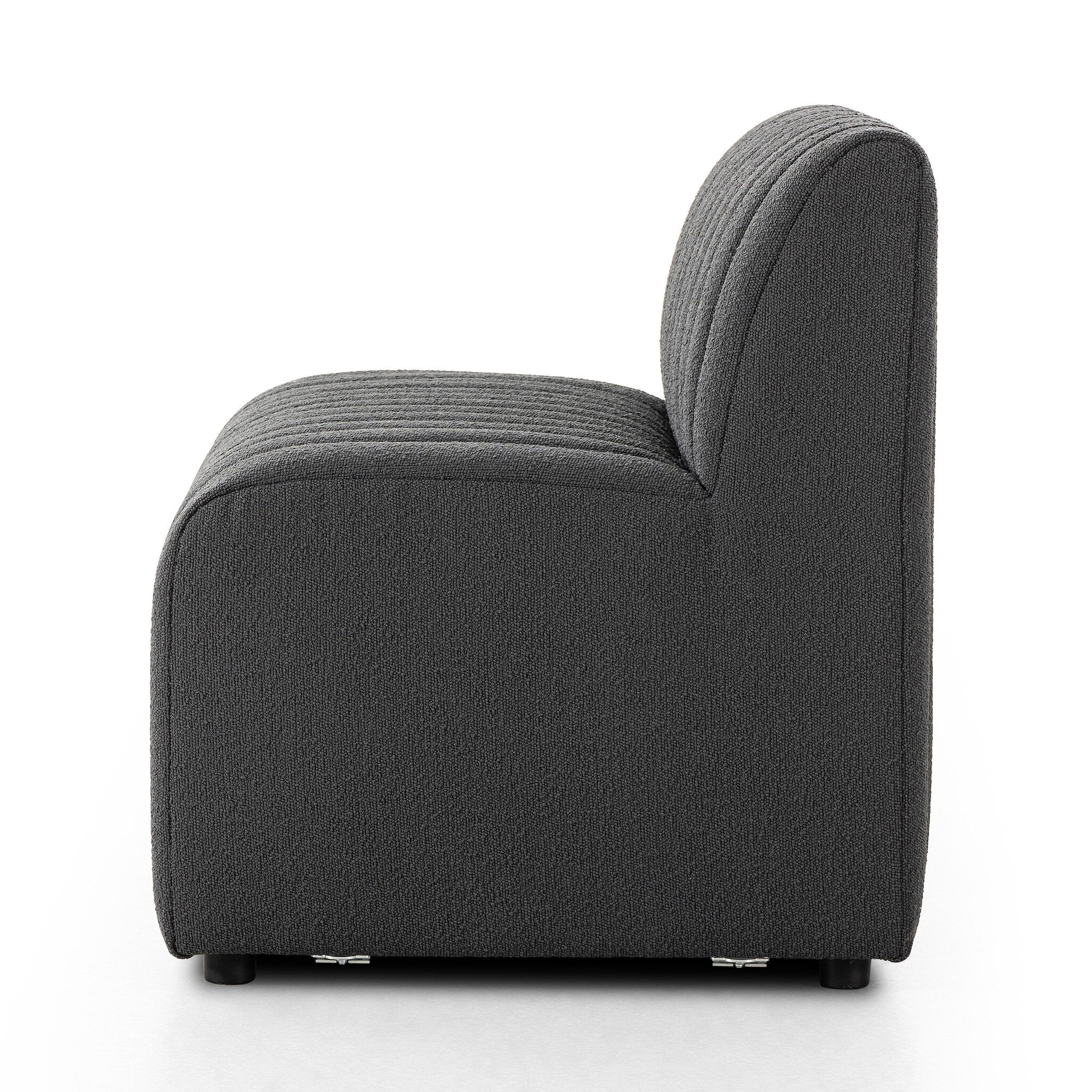 Four Hands Build Your Own: Augustine Dining Banquette — FIQA Boucle Charcoal