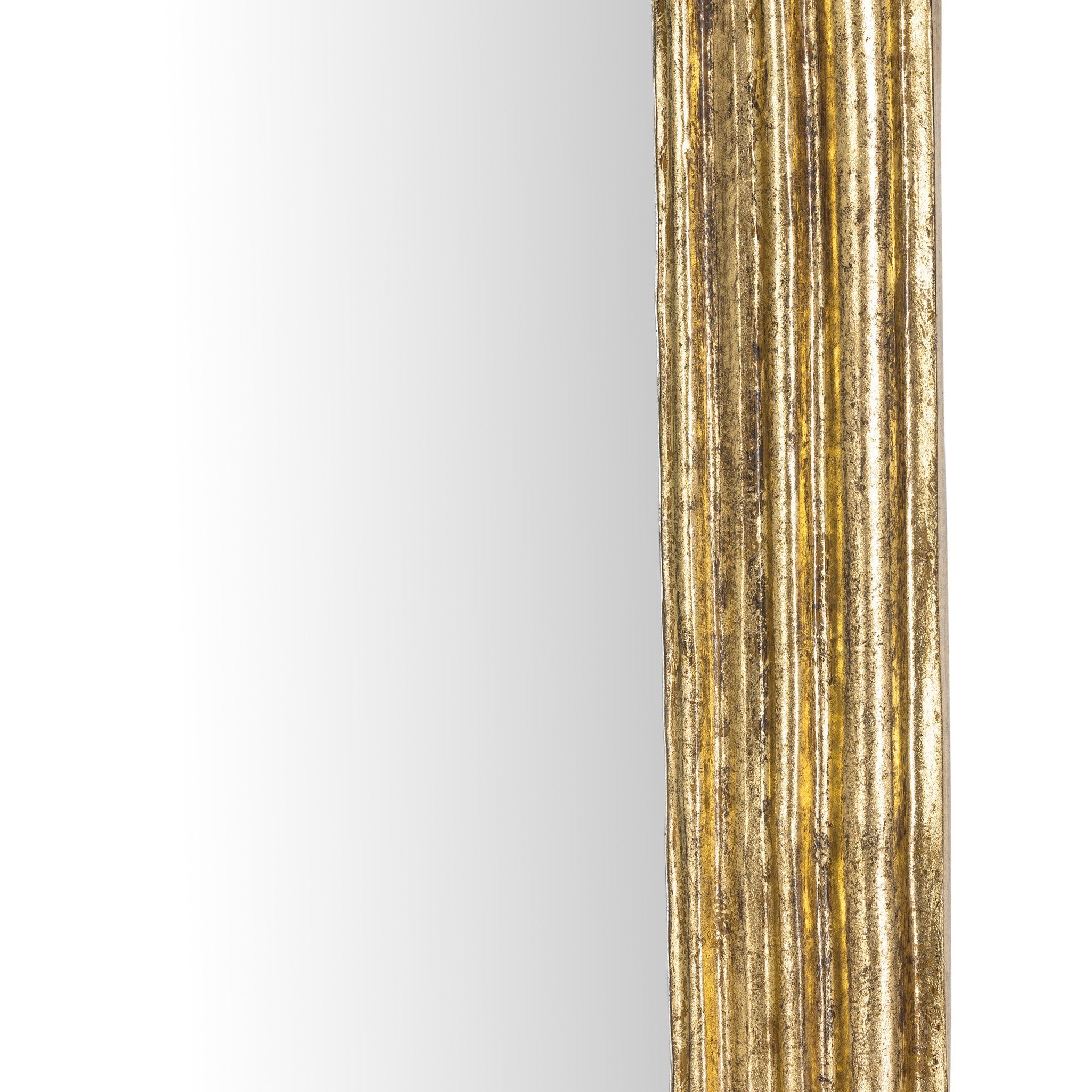 Four Hands Vintage Louis Mirror — Antiqued Gold Leaf