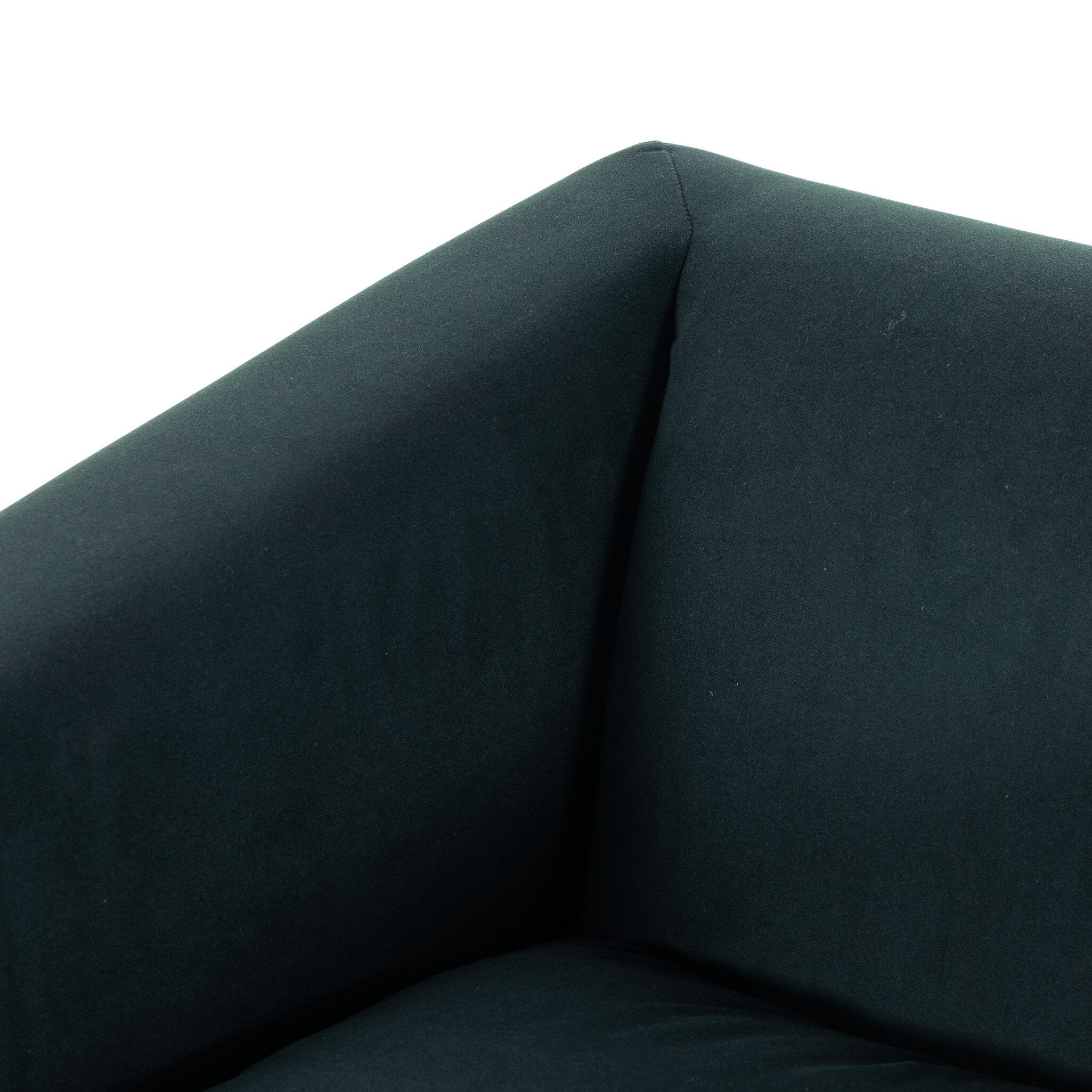 Four Hands Cairo Chair — Modern Velvet Smoke-Sienna Brown