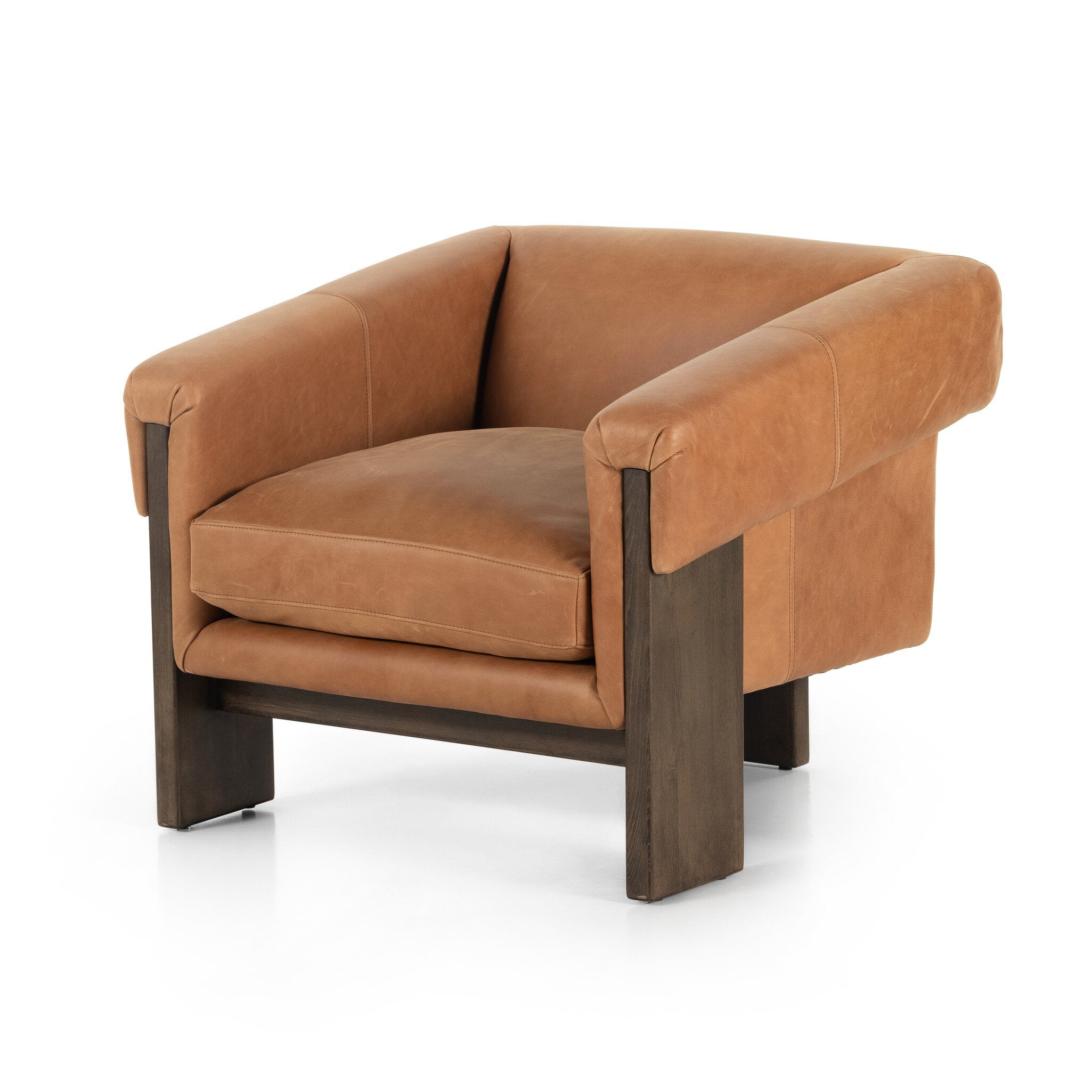 Four Hands Cairo Chair — Palermo Cognac-Sienna Brown