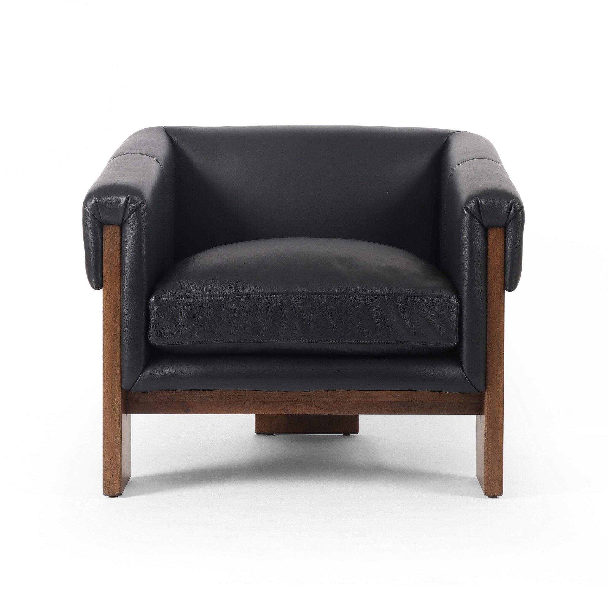 Four Hands Cairo Chair — Harrison Black-Sienna Brown