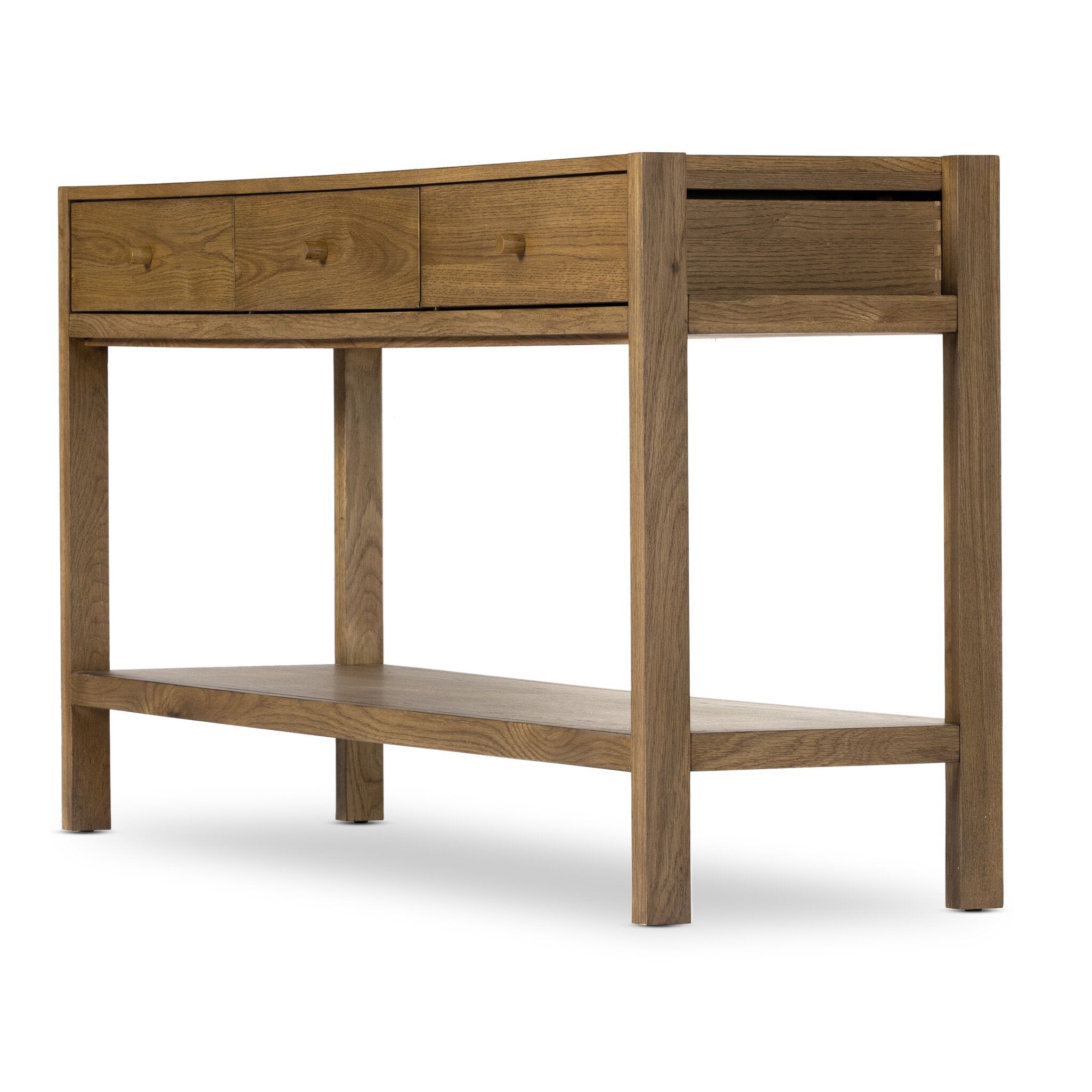 Four Hands Meadow Console Table — Tawny Oak-Tawny Oak Veneer
