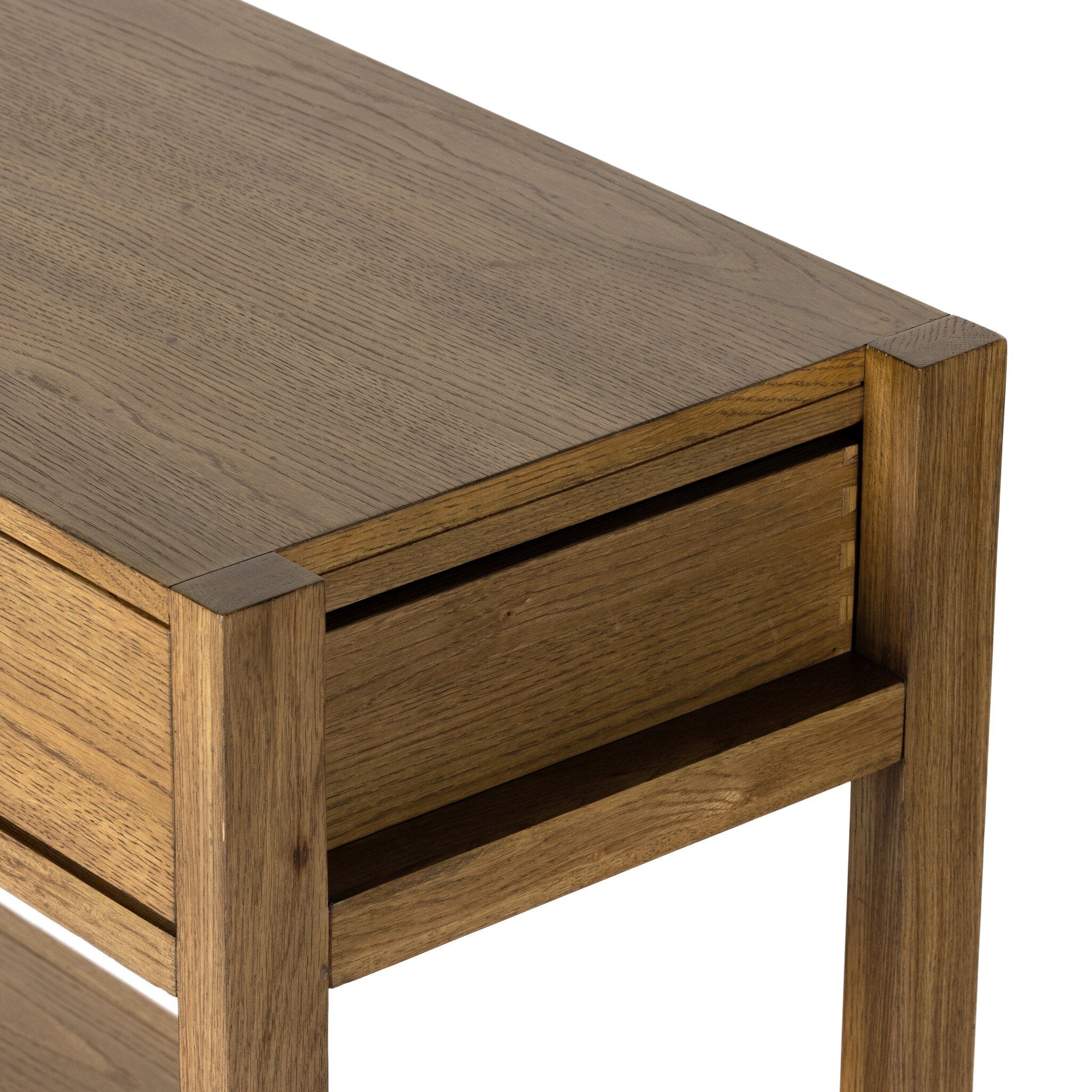 Four Hands Meadow Console Table — Tawny Oak-Tawny Oak Veneer