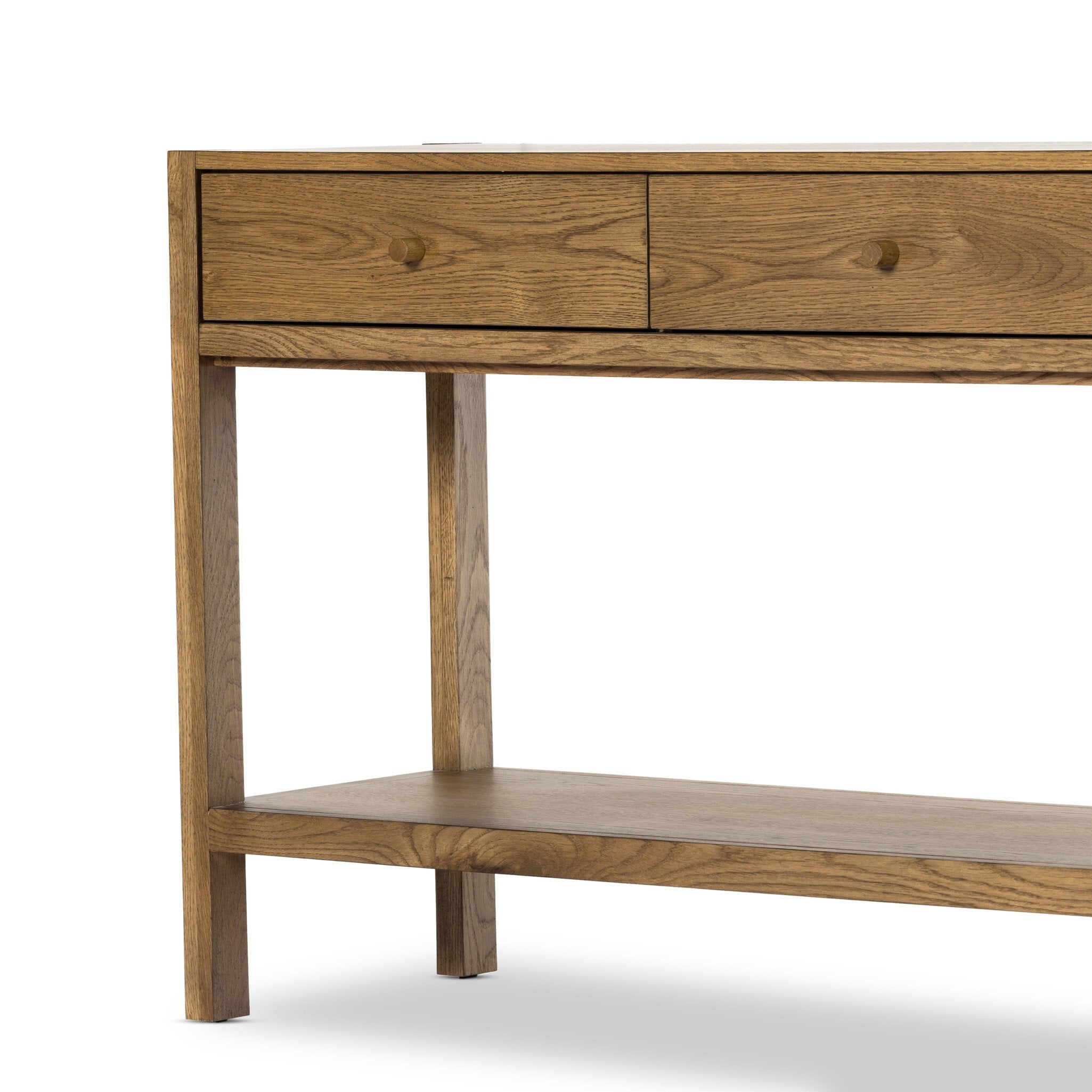 Four Hands Meadow Console Table — Tawny Oak-Tawny Oak Veneer