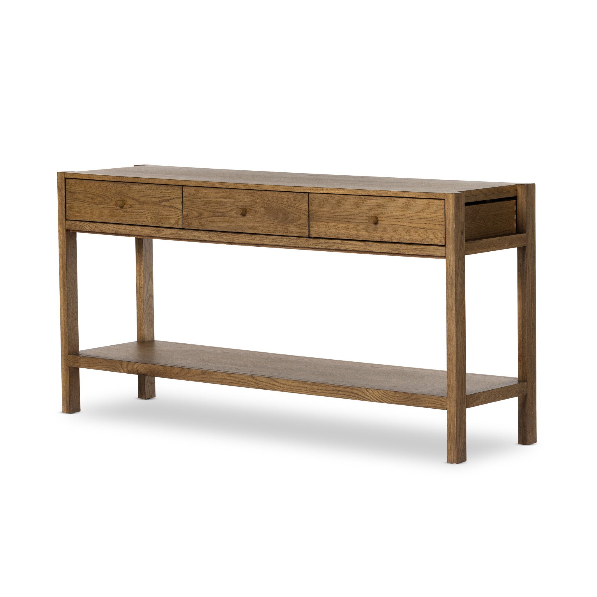 Four Hands Meadow Console Table — Tawny Oak-Tawny Oak Veneer