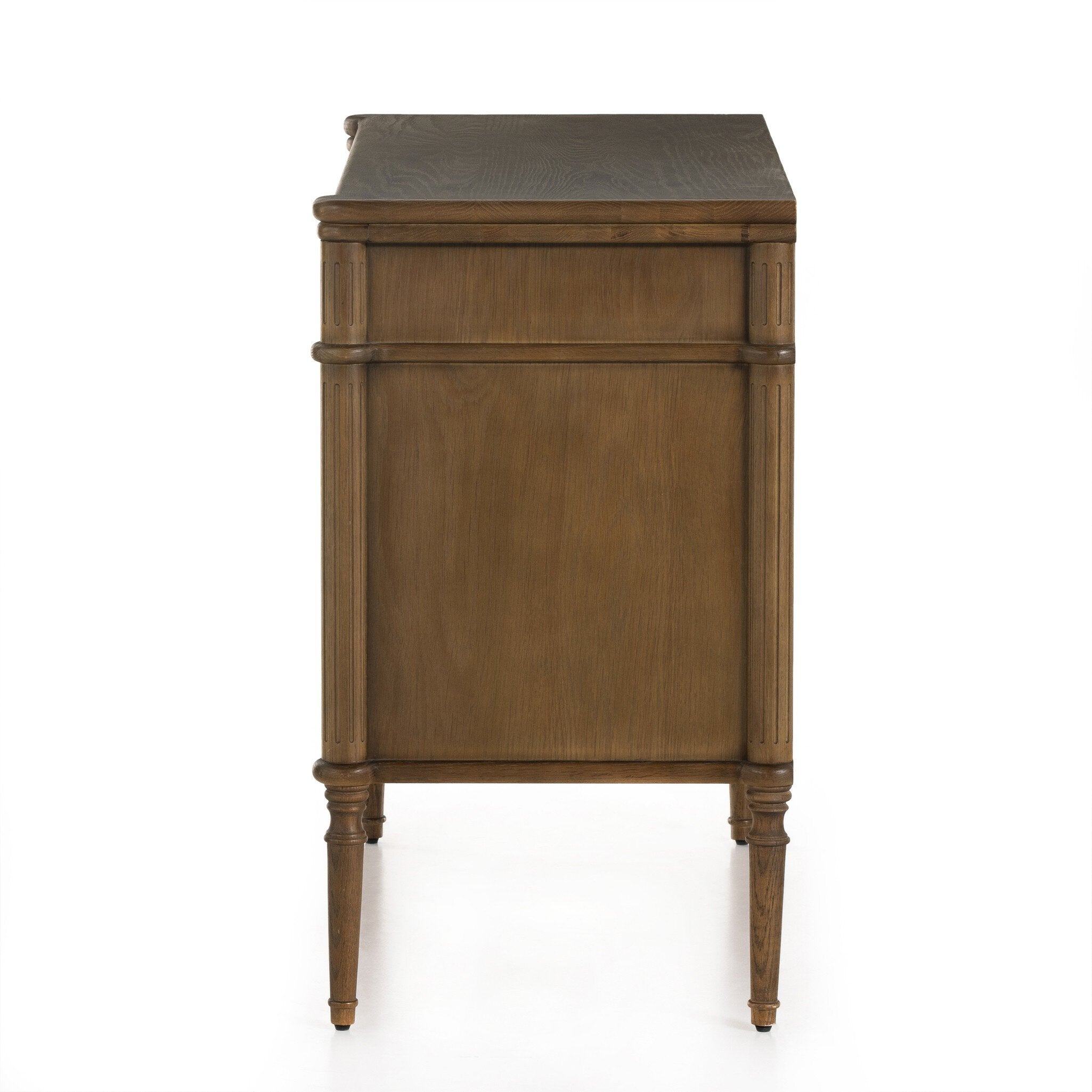 Four Hands Toulouse Chest — Toasted Oak-Toasted Oak Veneer-Aged Brass