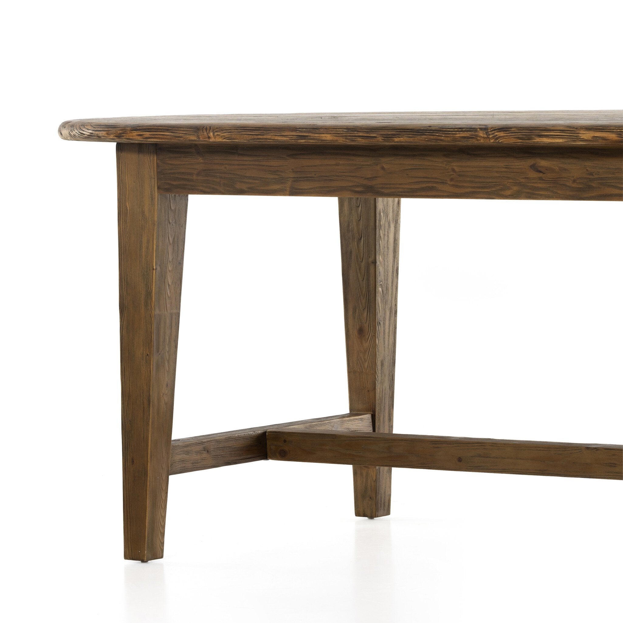 Four Hands Alfie Dining Table — Waxed Pine-Honey Pine