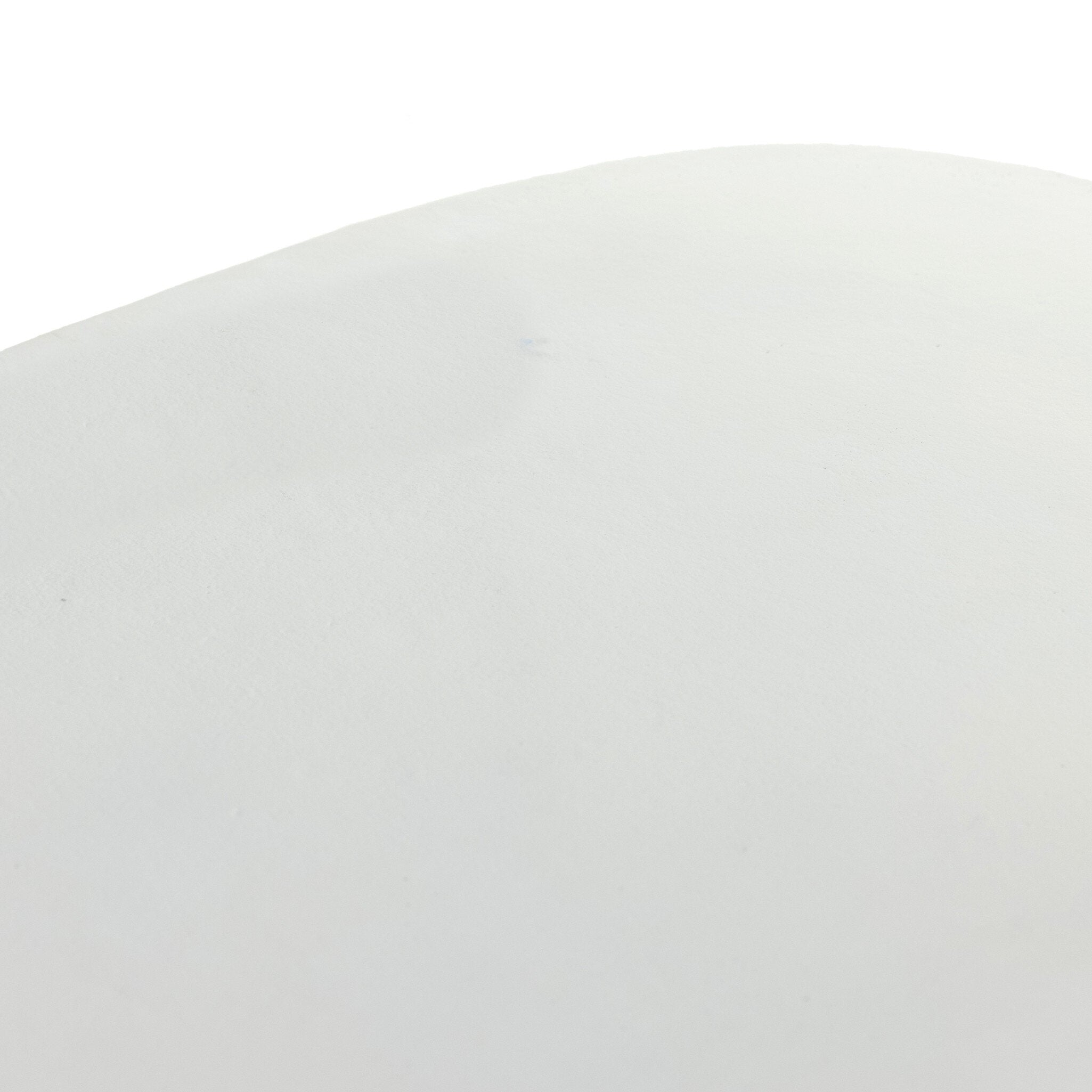 Four Hands Basil Square Outdoor Coffee Table — Matte White Cast Aluminum