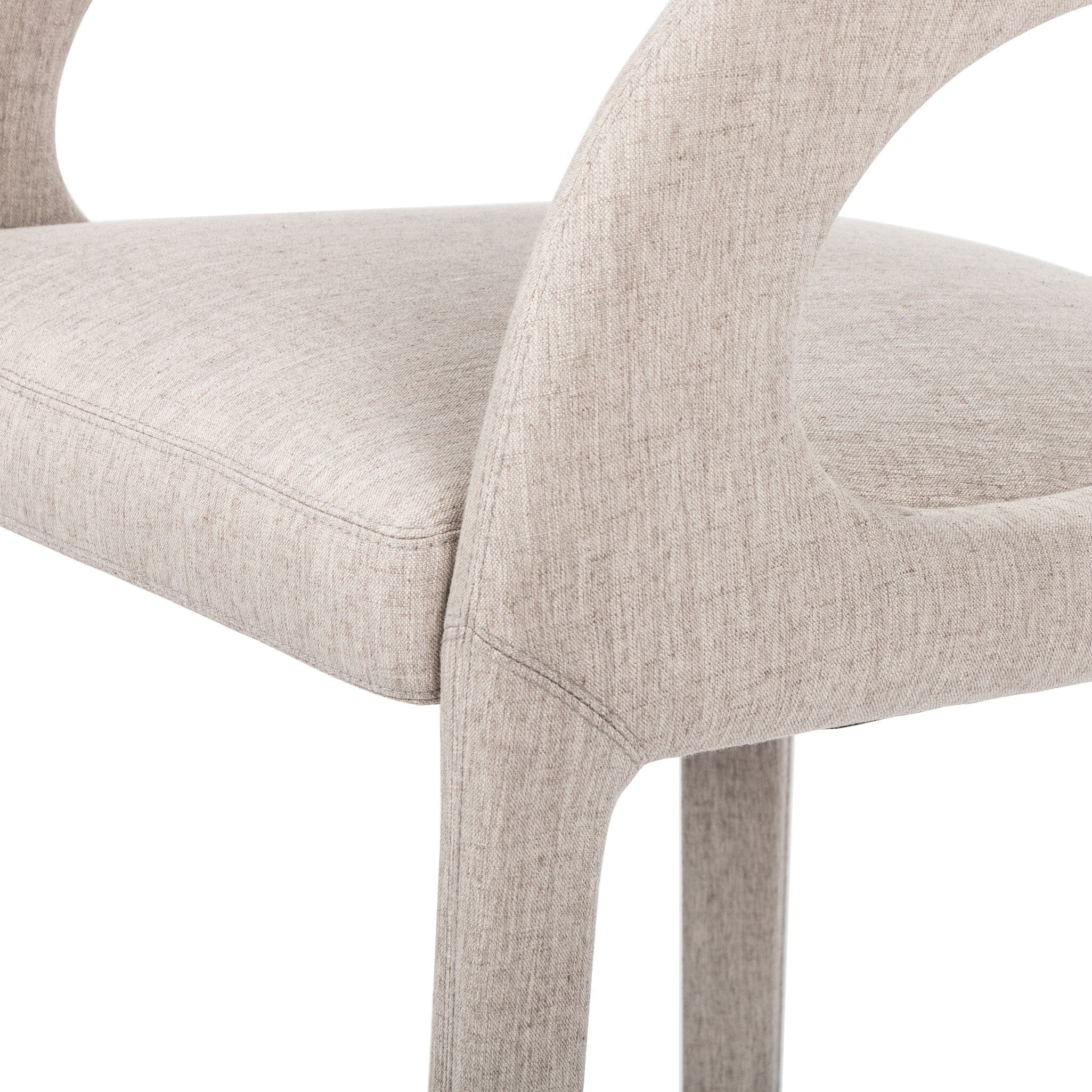 Four Hands Hawkins Bar + Counter Stool — Savile Flannel-Gunmetal-Bar